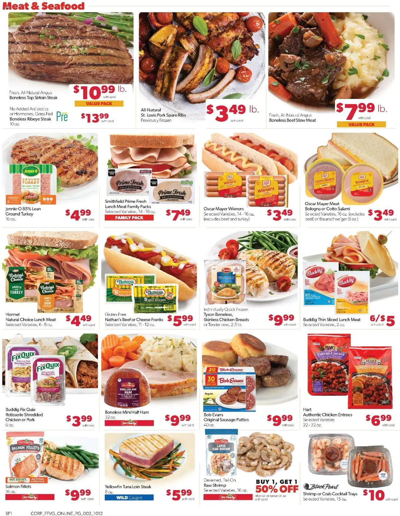 Family Fare Weekly Ad - MI - valid from 12.10.2025 | Page: 7 | Products: Cheese, Ham, Sausage, Beet