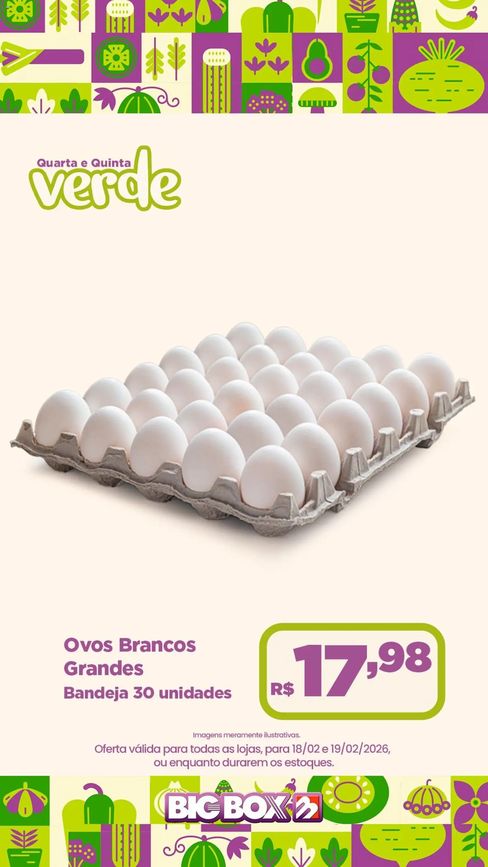 Big Box Folheto - válido de 18.02.2026 | Página: 5 | Produtos: Ovos, Bandeja