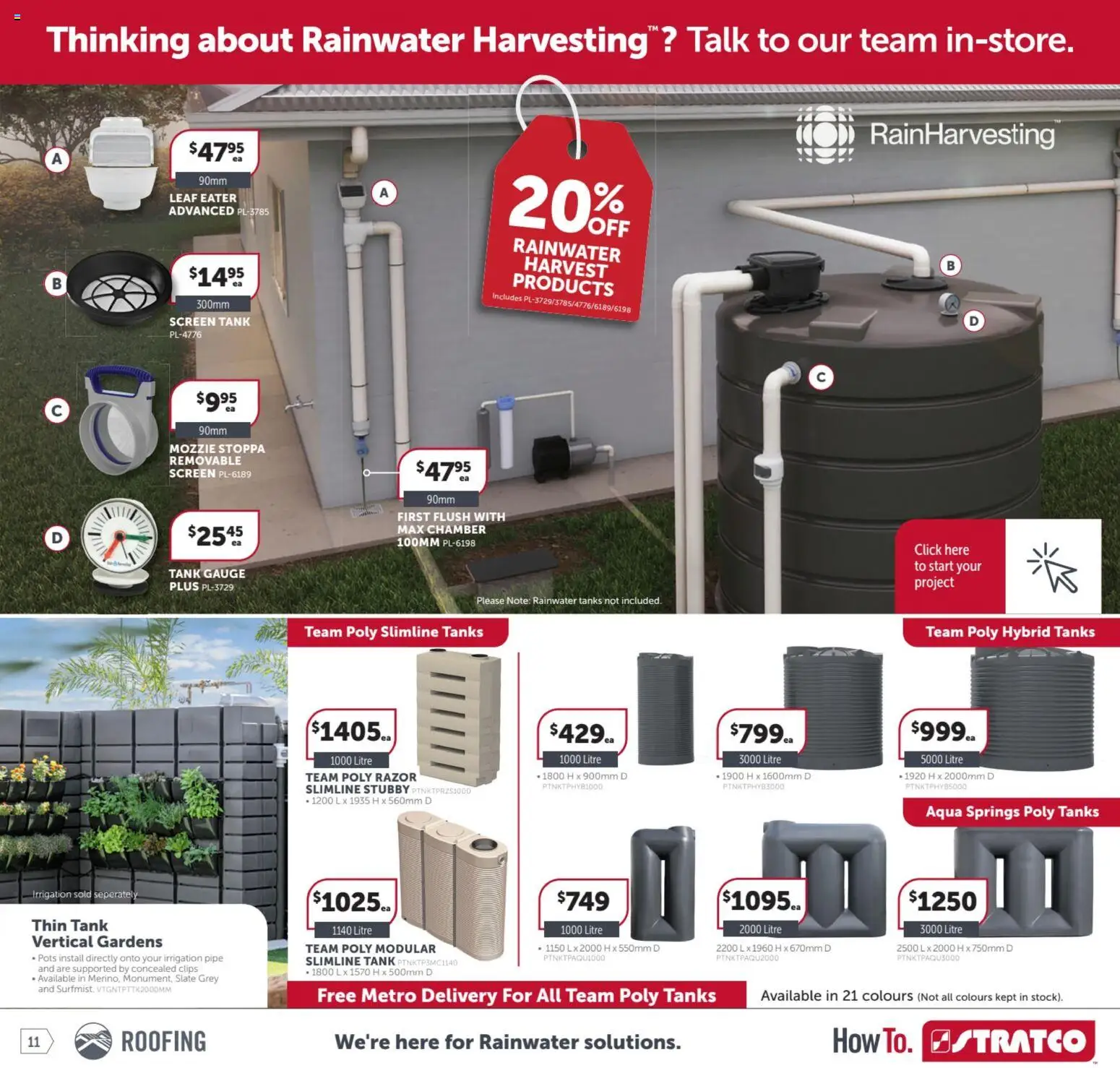 Stratco catalogue - valid from 23.01.2026 | Page: 11 | Products: Razor, Irrigation, Clips, Screen