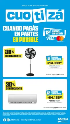 Vista previa Hipermercado Libertad - Cuotizá Diciembre válido desde el 22.12.2025