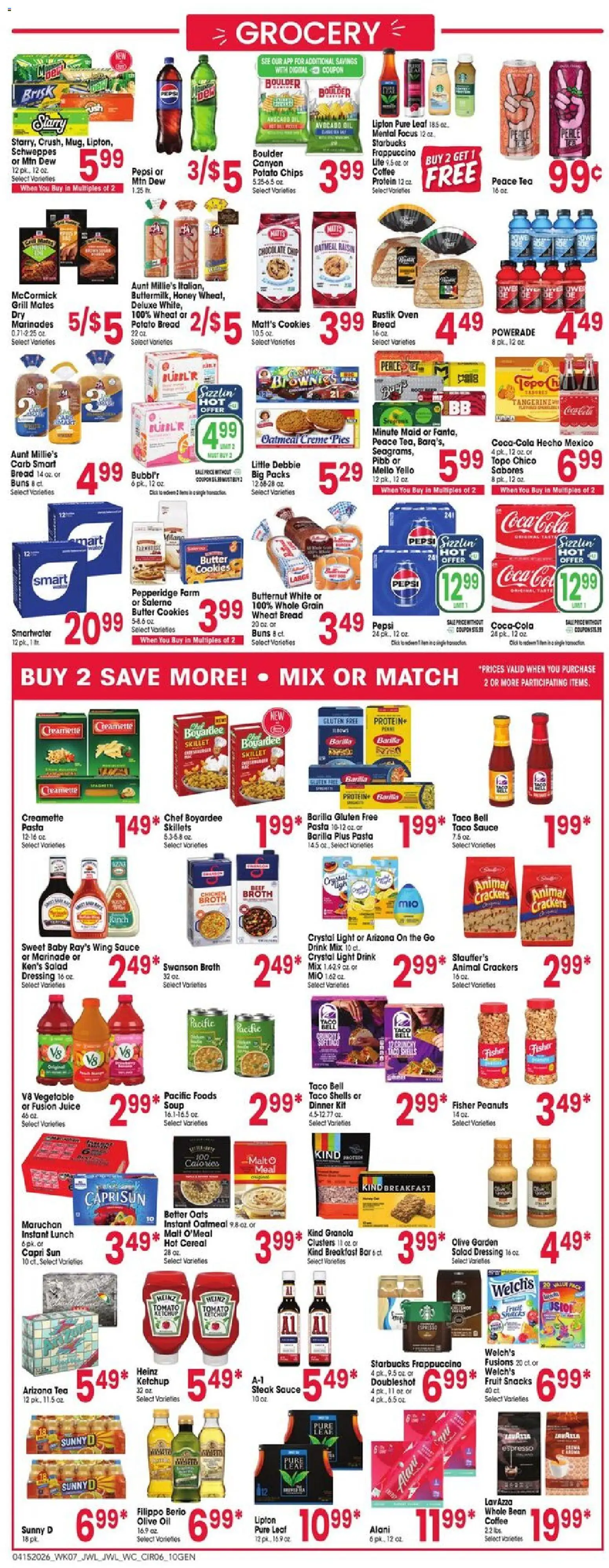 Jewel Osco Weekly Ad - IN - valid from 15.04.2026 | Page: 6 | Products: Fusion, Skillet, Coffee, Oven