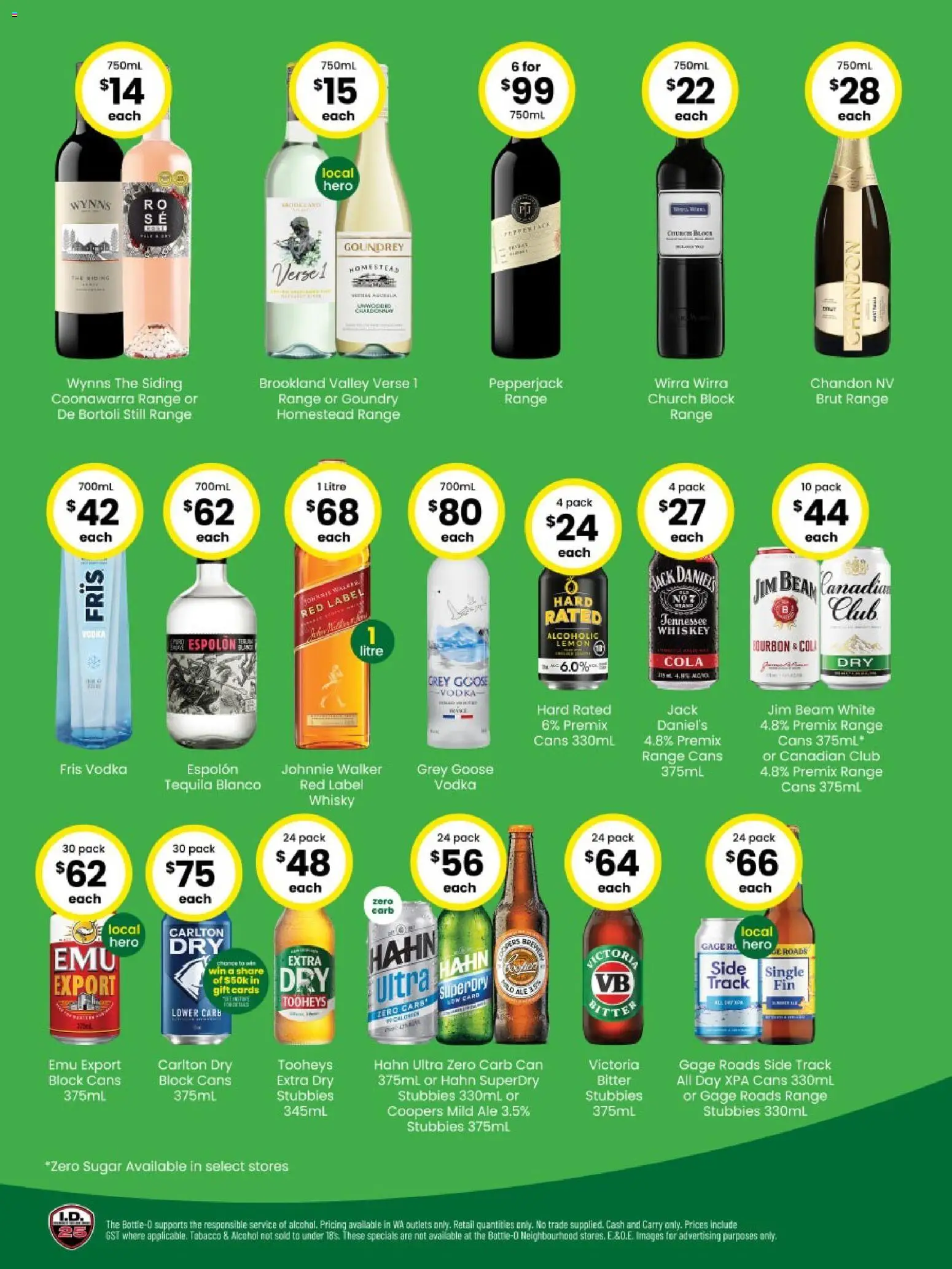 The Bottle-O catalogue - valid from 30.03.2026 | Page: 2 | Products: Bourbon, Vodka, Whiskey, Sugar