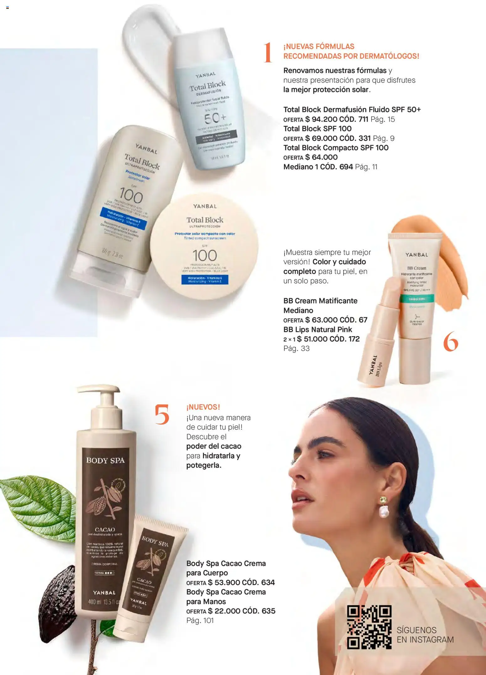 Yanbal revista - valida desde el 03.01.2026 | Página: 5 | Productos: Agua, Body, Protector solar, Manteca