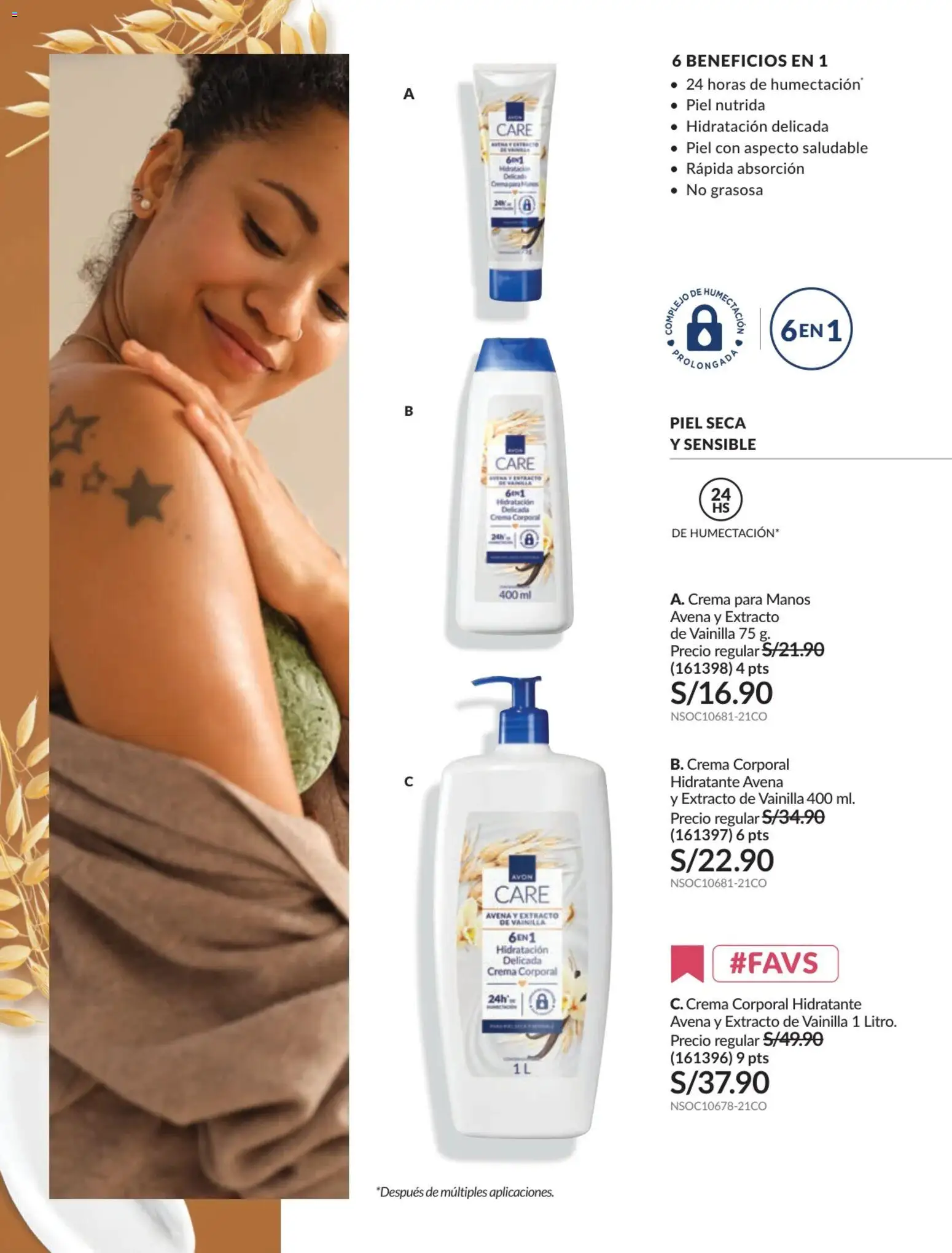 Catálogo Avon válido desde 31.01.2026 | Página: 127 | Productos: Crema, Avena