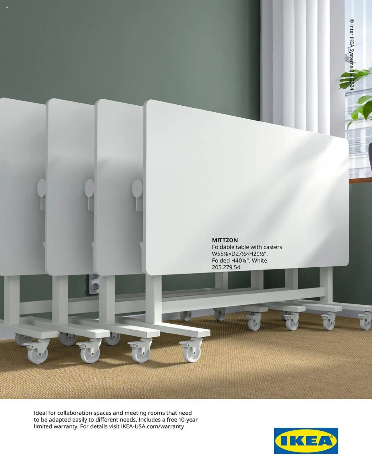 IKEA Office Brochure 2025 - valid from 01.03.2025 | Page: 180 | Products: Table