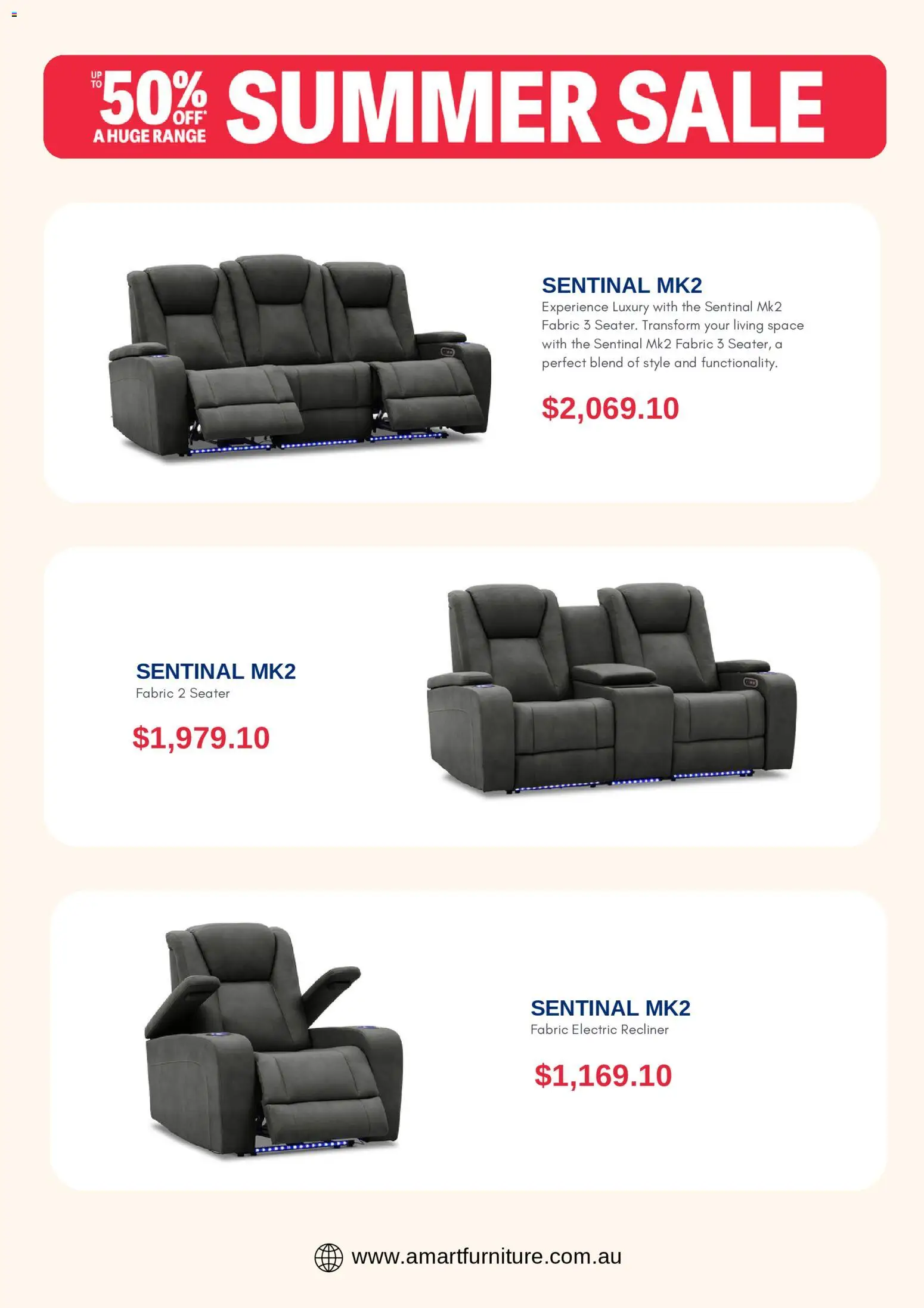 Amart Furniture catalogue - valid from 20.02.2026 | Page: 3 | Products: Recliner