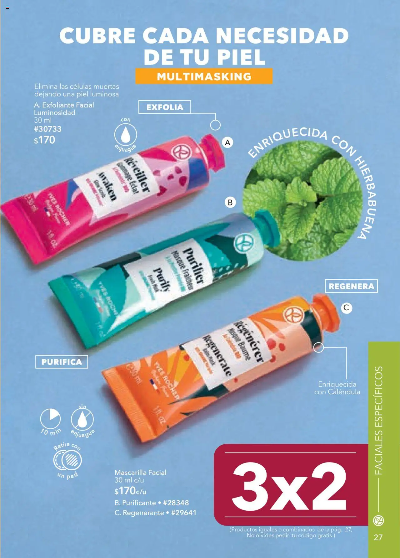 Nuevas ofertas de Yves Rocher válidas en toda la República Mexicana desde el 05.08.2025. ¡Encuentra las mejores ofertas en Yves Rocher - Campaña 11 2025! | Página: 27 | Productos: Exfoliante facial, Mascarilla