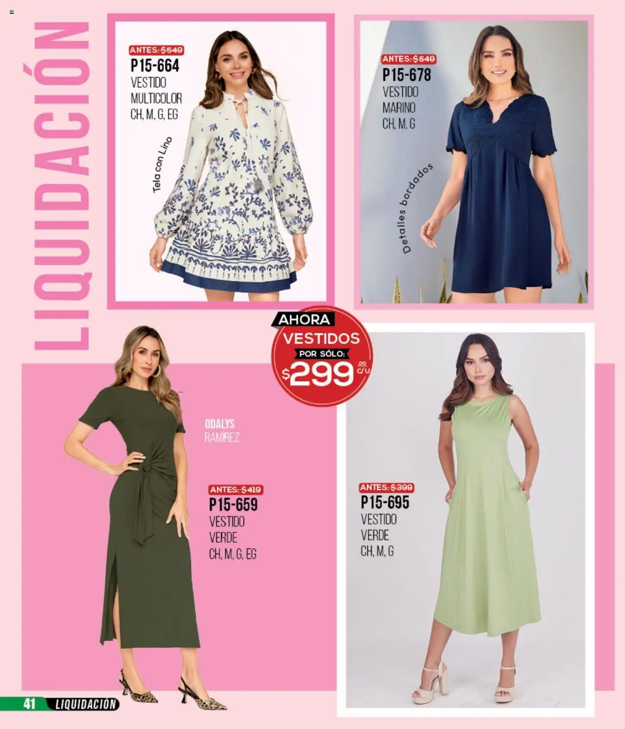 Nuevas ofertas de Cklass válidas en toda la República Mexicana desde el 09.09.2025. ¡Encuentra las mejores ofertas en Cklass - Catálogo Liquidacion Calzado! | Página: 225 | Productos: Vestido