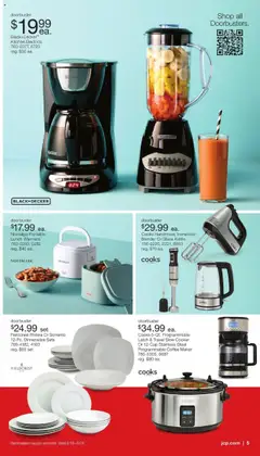 JCPenney Labor Day Home Sale - valid from 18.08.2025 | Page: 4 | Products: Cooker, Coffee, Blender, Kettle