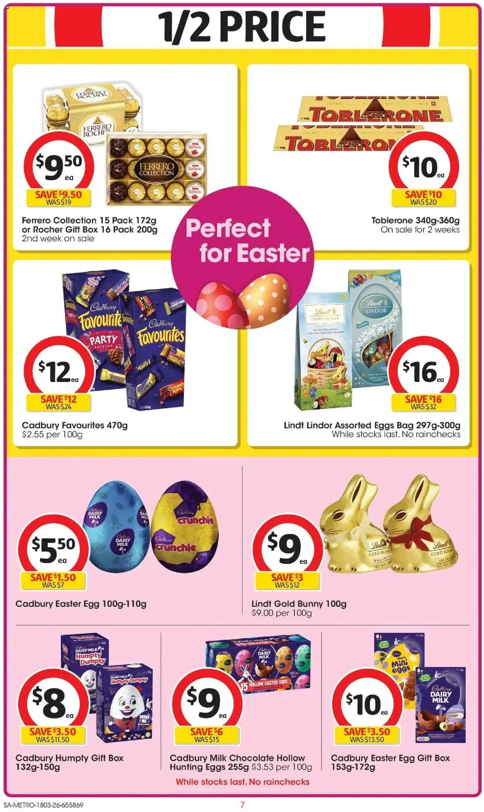 Coles catalogue - valid from 17.03.2026 | Page: 7 | Products: Box, Eggs, Chocolate, Bag