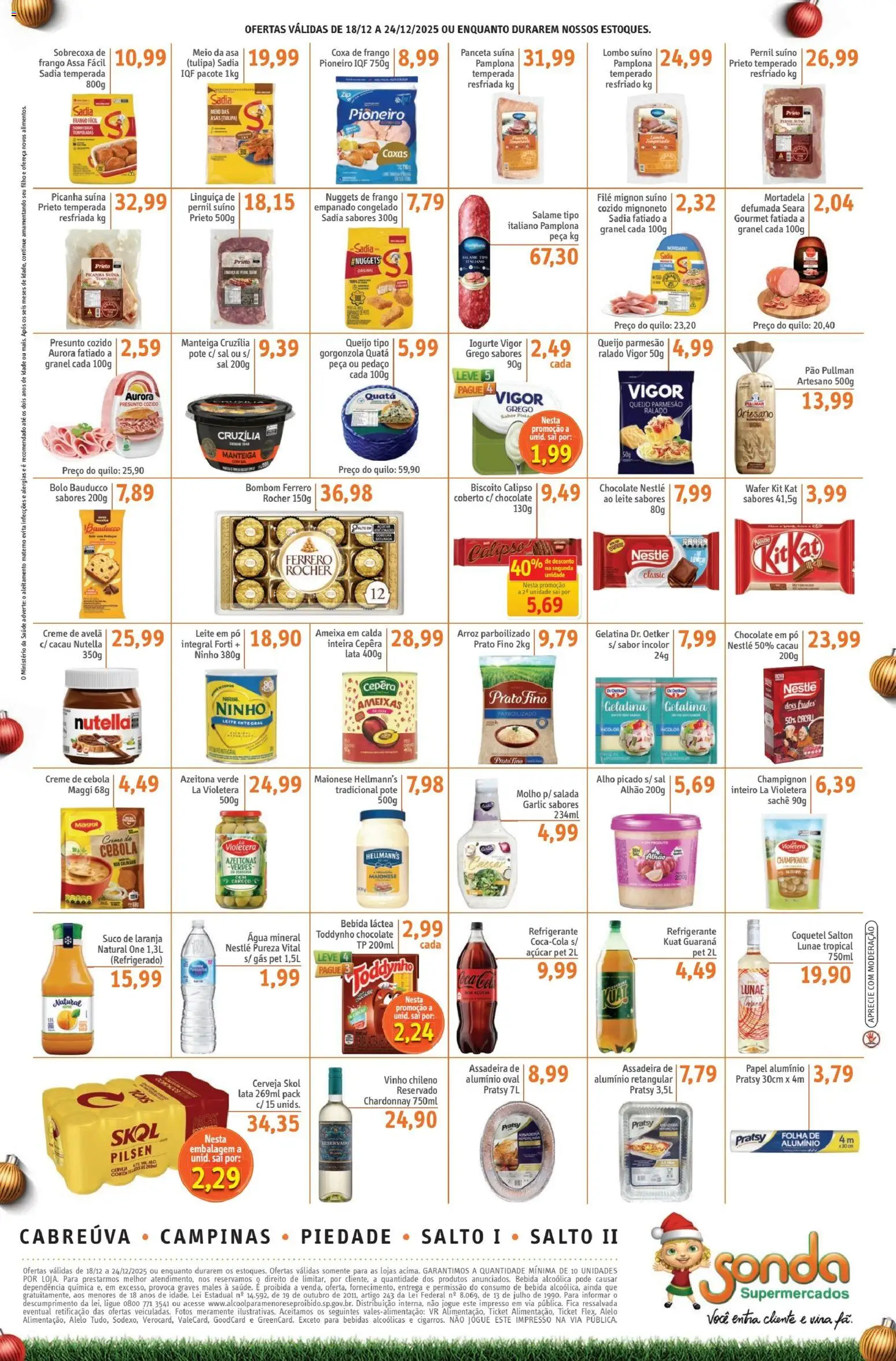 Sonda Folheto - válido de 18.12.2025 | Página: 2 | Produtos: Pó, Iogurte, Água mineral, Avelã