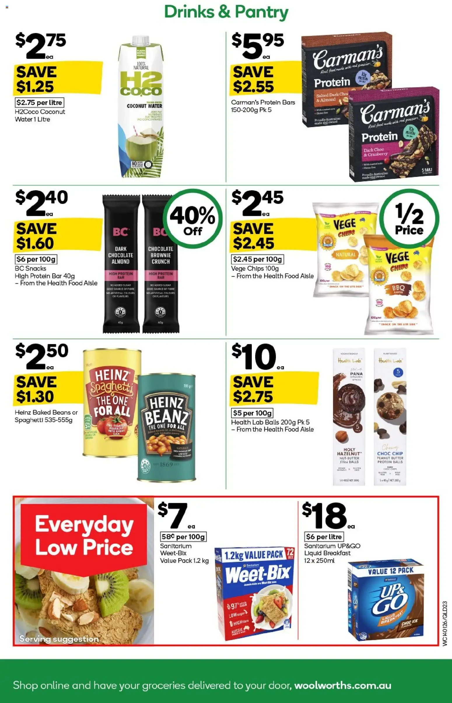 Woolworths catalogue - valid from 14.01.2026 | Page: 23 | Products: Butter, Chocolate, Water, Sauce