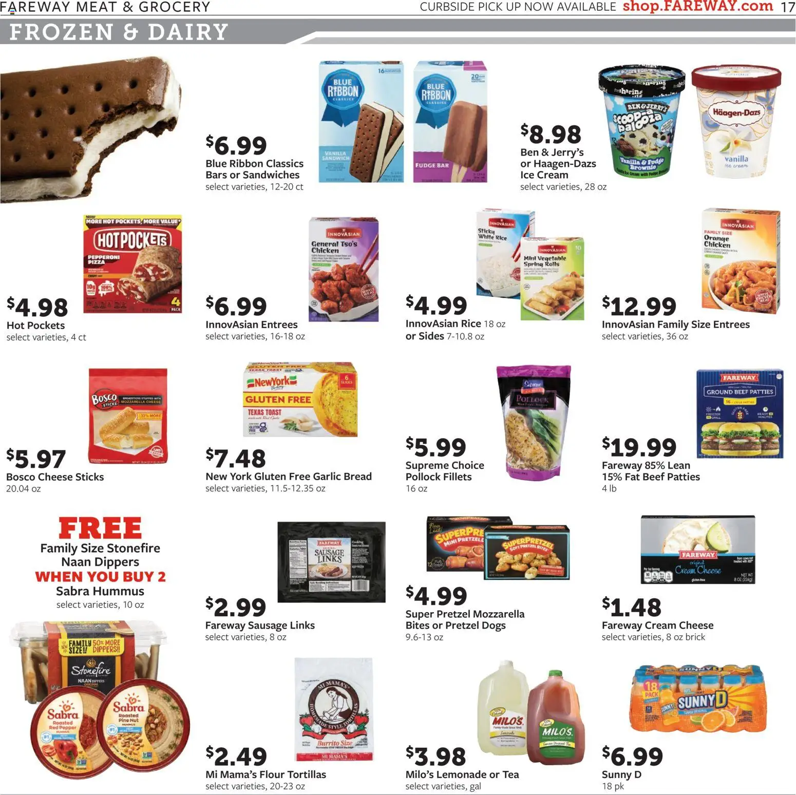 Fareway Weekly Ad - valid from 29.12.2025 | Page: 17 | Products: Cheese, Pizza, Cream, Ice cream