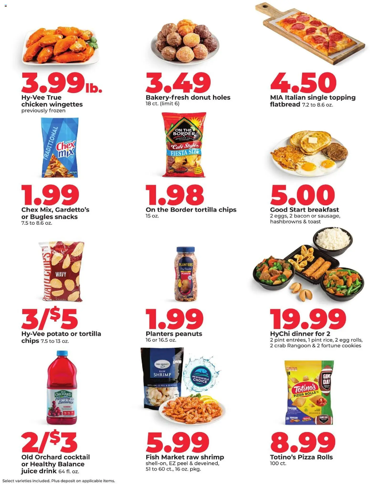 HyVee Special Sales - valid from 26.12.2025 | Page: 2 | Products: Fish, Chips, Cookies, Grill