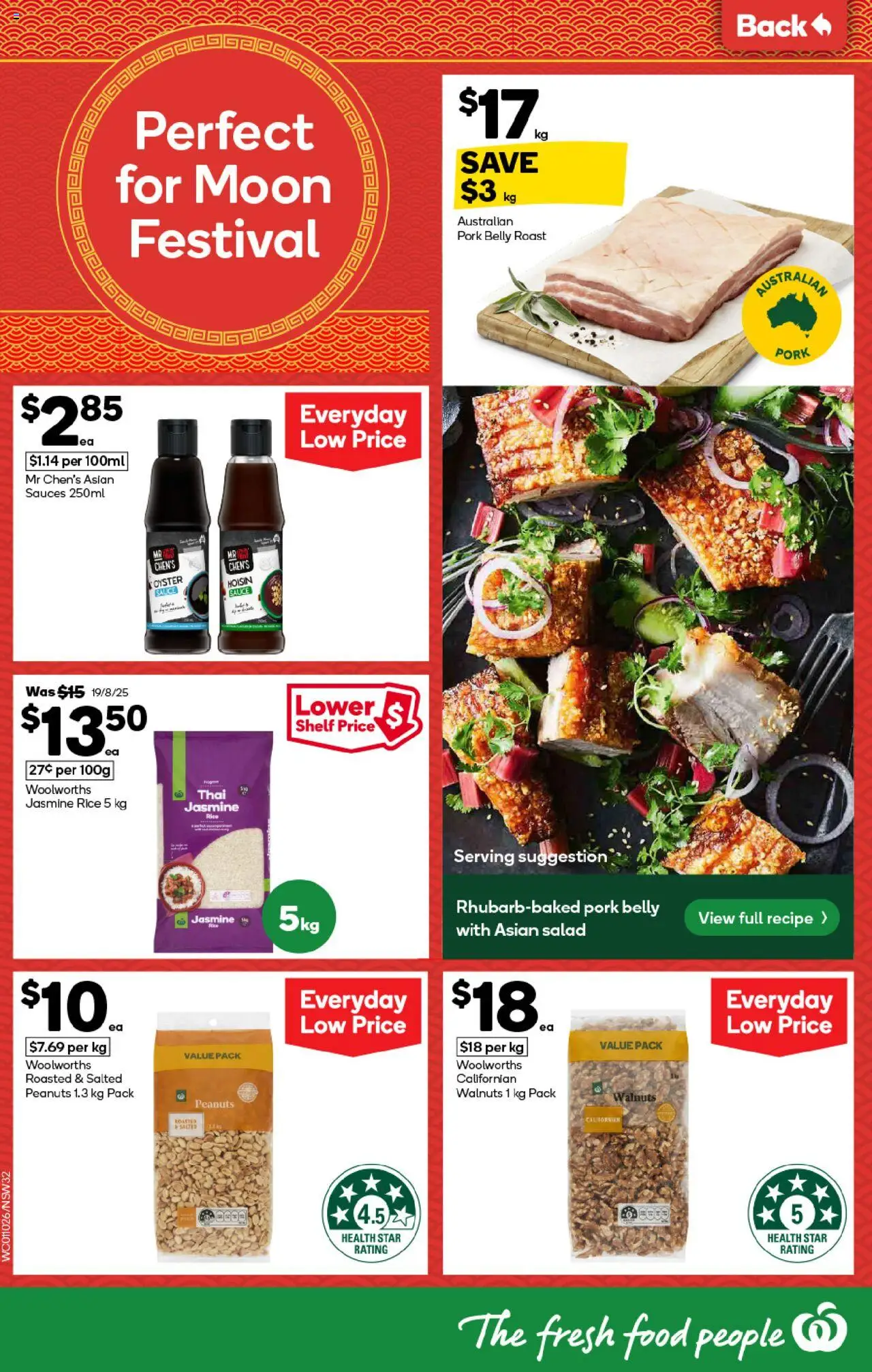 Woolworths catalogue - valid from 01.10.2025 | Page: 30 | Products: Pork, Peanuts, Salad, Sauce