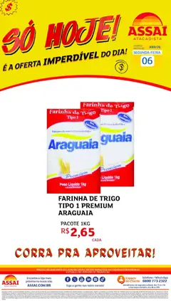Assaí Atacadista ofertas - GO - Pré-Visualização do folheto da loja Assaí Atacadista, válido de 06.04.2026