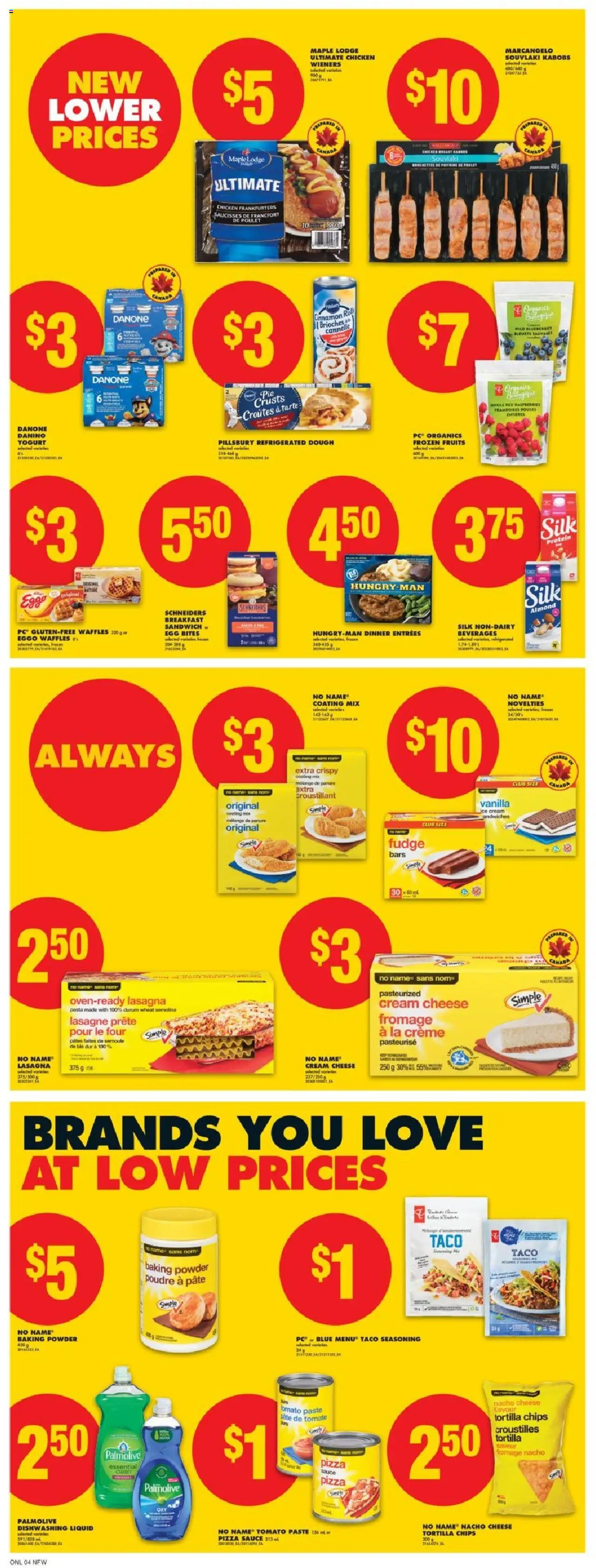 No Frills flyer valid from 25.09.2025 | Page: 12 | Products: Pasta, Chips, PC, Powder