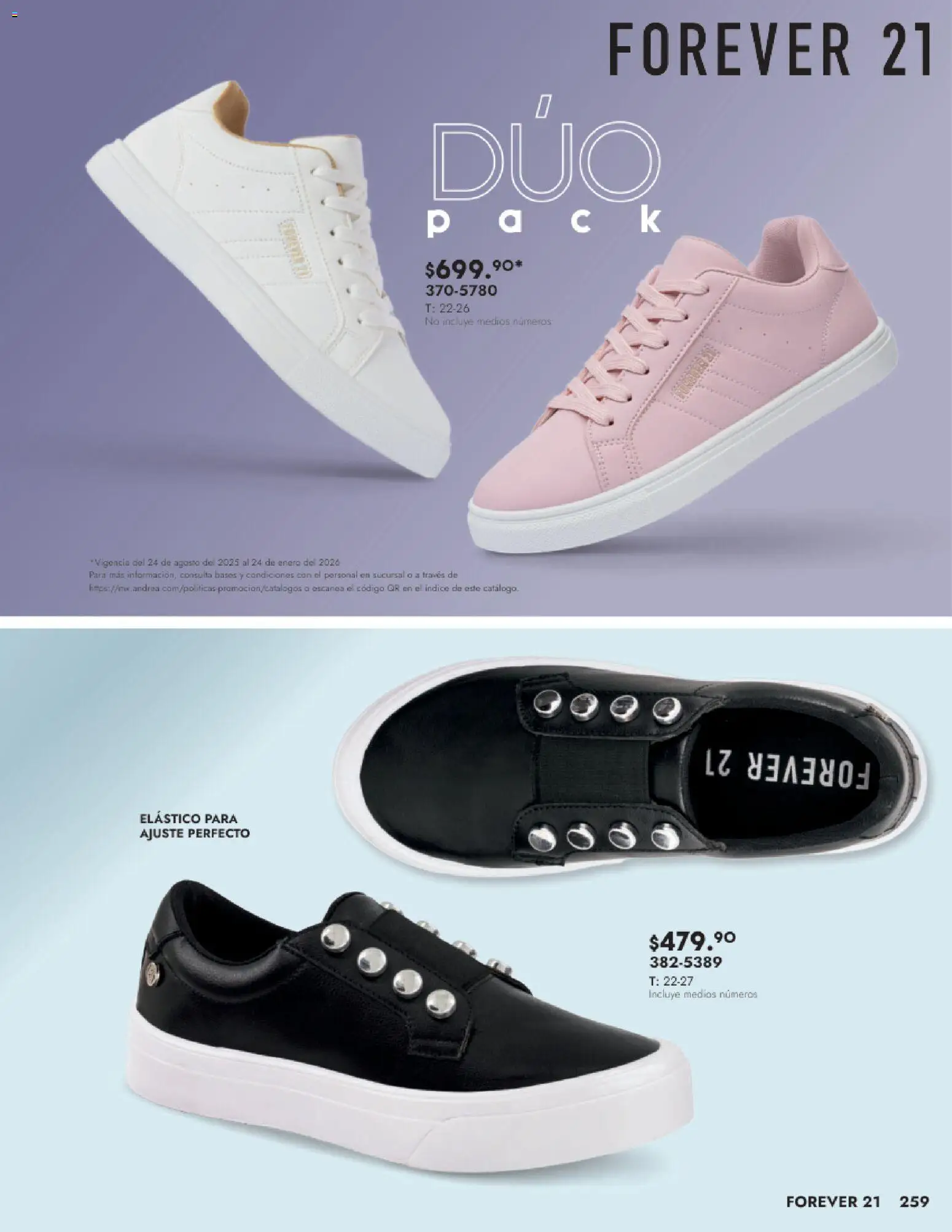 Nuevas ofertas de Andrea válidas en toda la República Mexicana desde el 24.08.2025. ¡Encuentra las mejores ofertas en Andrea - Catálogo Calzado Dama! | Página: 259