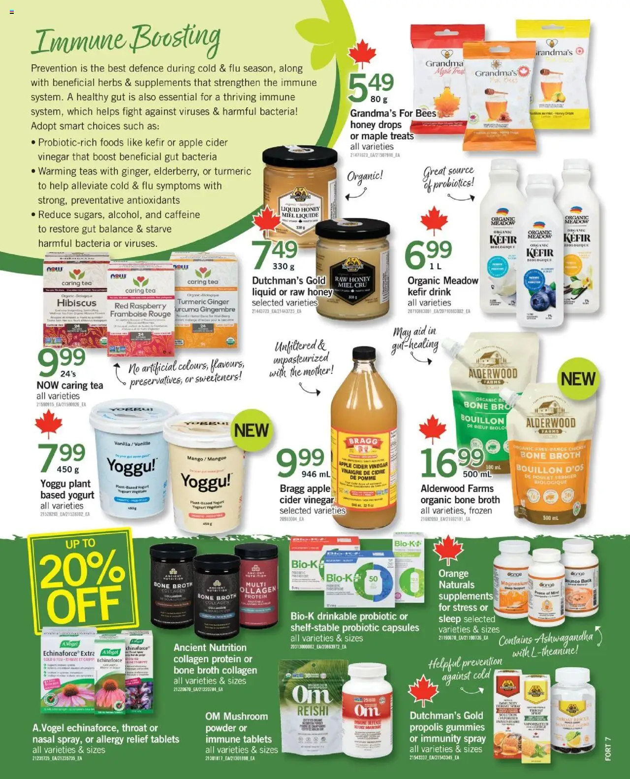 Fortinos flyer valid from 28.08.2025 | Page: 14 | Products: Tea, Powder, Yogurt, Chicken
