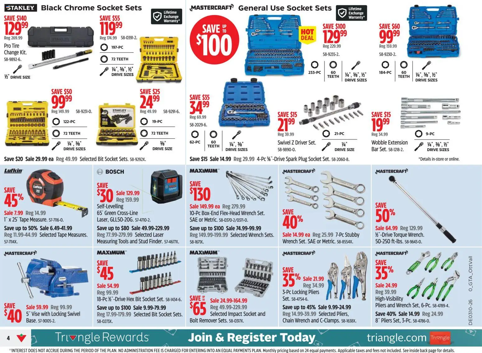 Canadian Tire flyer valid from 05.03.2026 | Page: 4 | Products: Socket