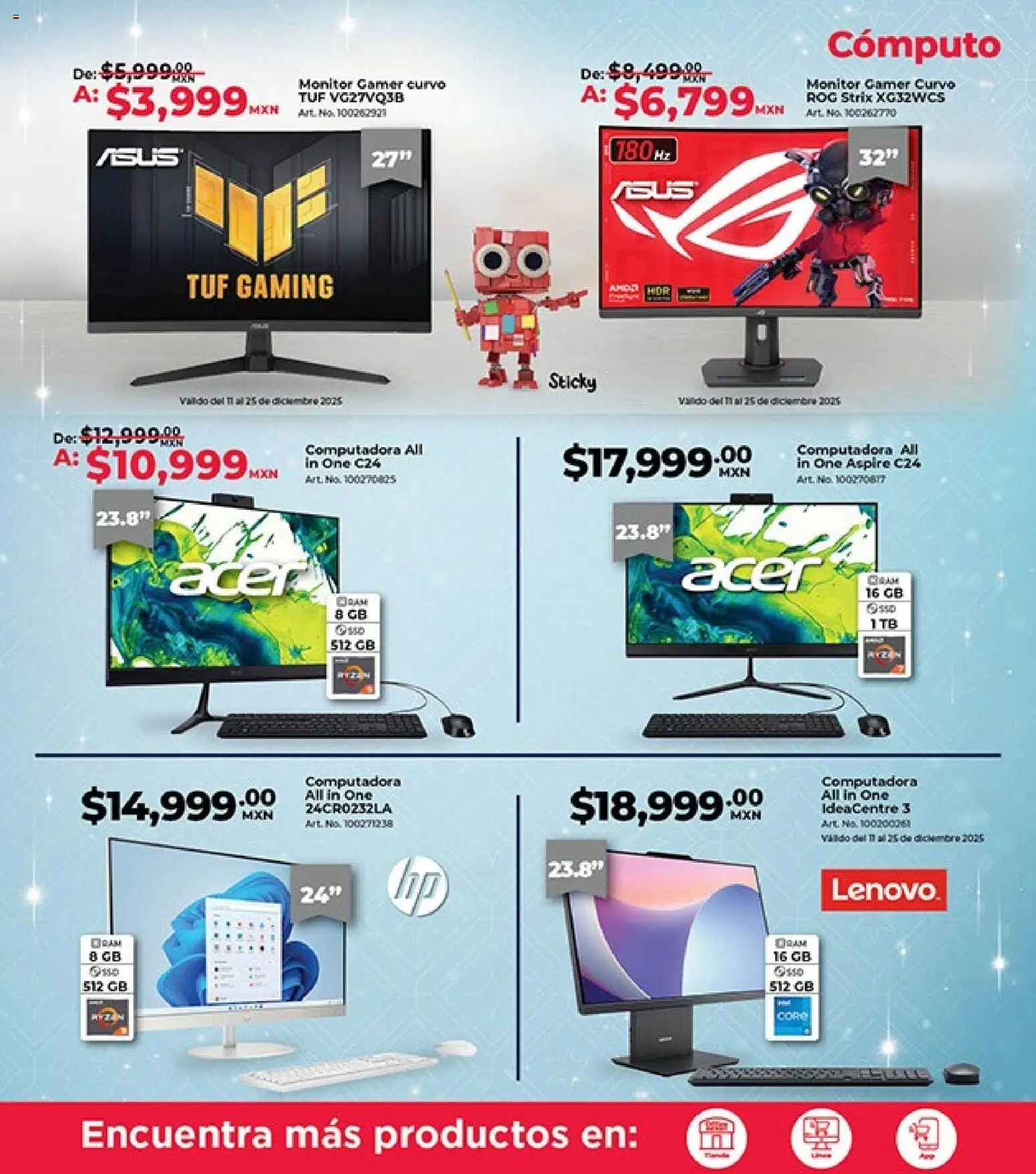 Nuevas ofertas de Office Depot válidas en toda la República Mexicana desde el 01.12.2025. ¡Encuentra las mejores ofertas en Office Depot catálogo! | Página: 11
