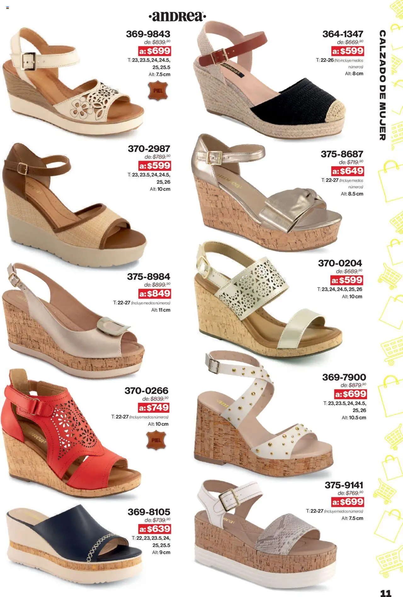 Nuevas ofertas de Andrea válidas en toda la República Mexicana desde el 10.08.2025. ¡Encuentra las mejores ofertas en Andrea - Catálogo Outlet! | Página: 11