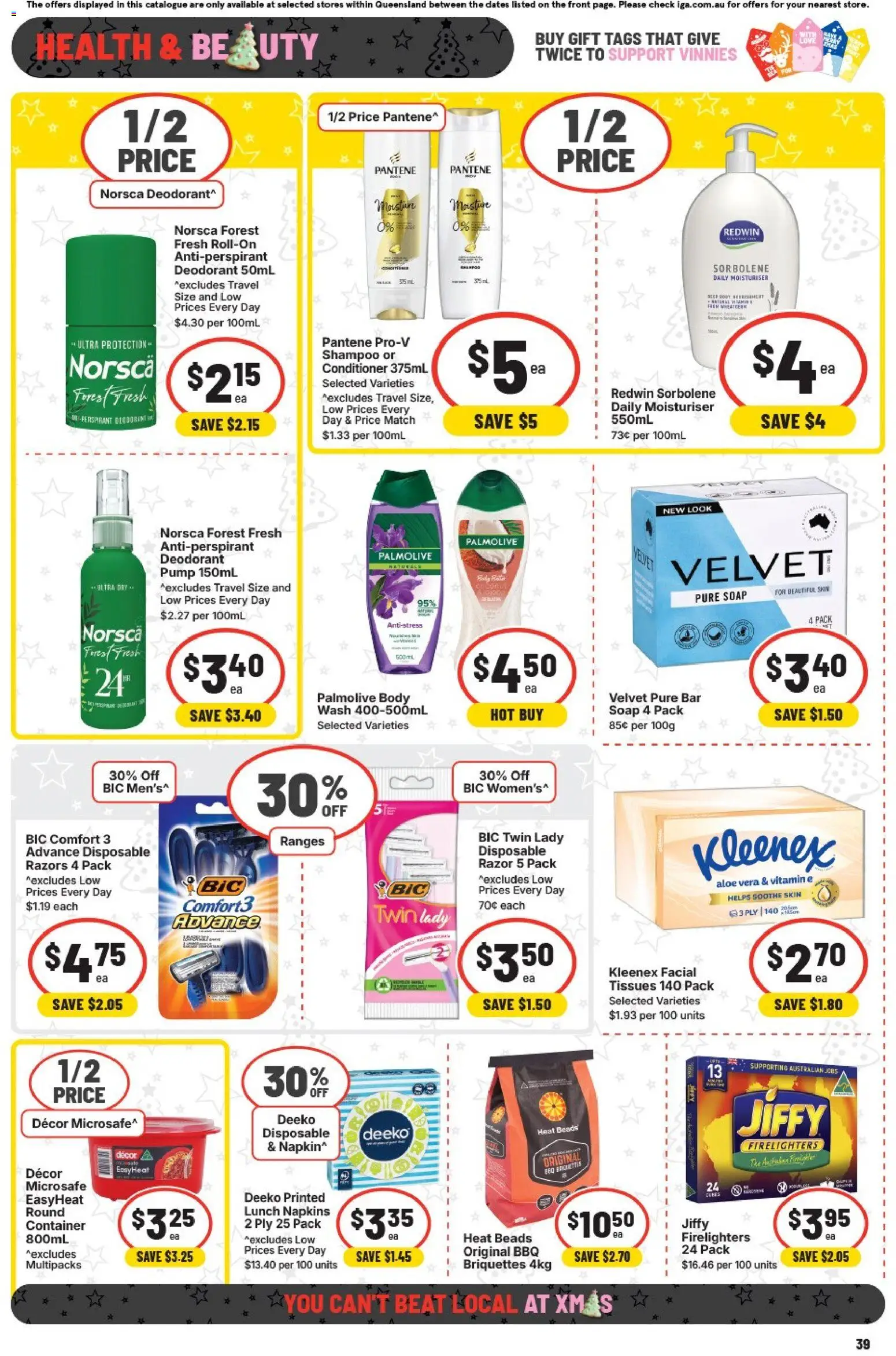 IGA catalogue - valid from 26.11.2025 | Page: 38 | Products: Moisturiser, Soap, Napkins, Vitamin