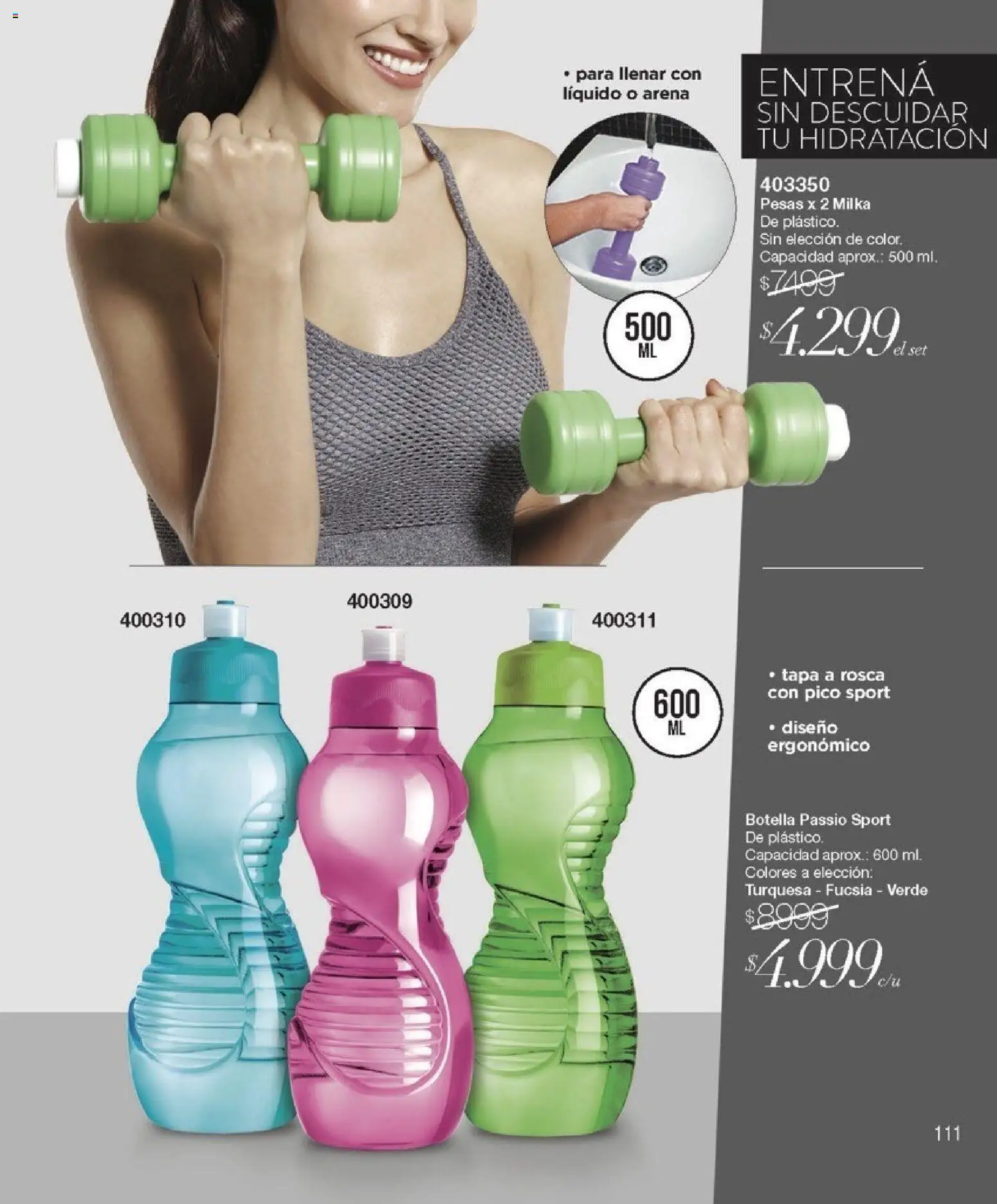 Violetta catálogo │ válido desde el 01.12.2025 | Página: 111 | Productos: Pico, Botella, Pesas