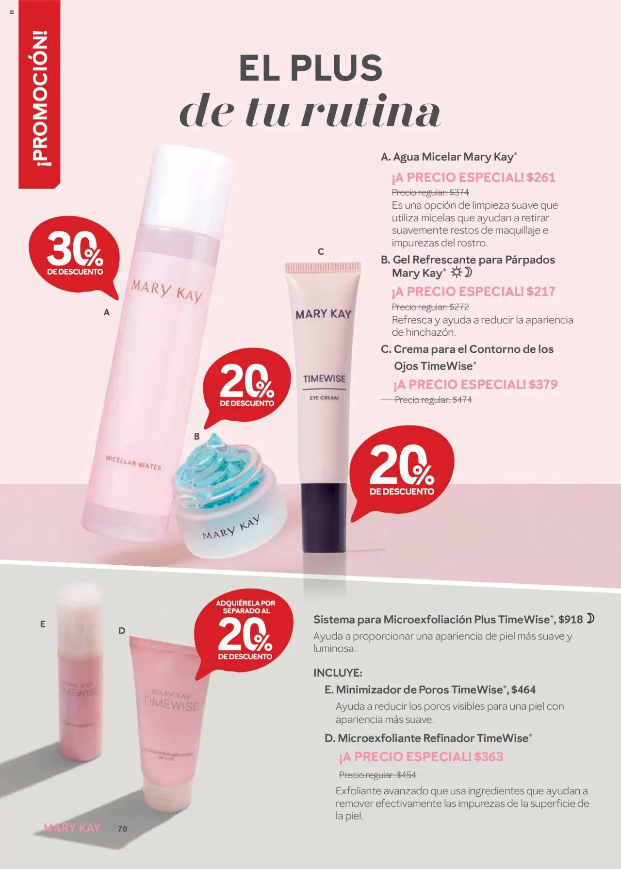 Nuevas ofertas de Mary Kay válidas en toda la República Mexicana desde el 01.09.2025. ¡Encuentra las mejores ofertas en Mary Kay catálogo! | Página: 70 | Productos: Crema, Estuche, Fragancia