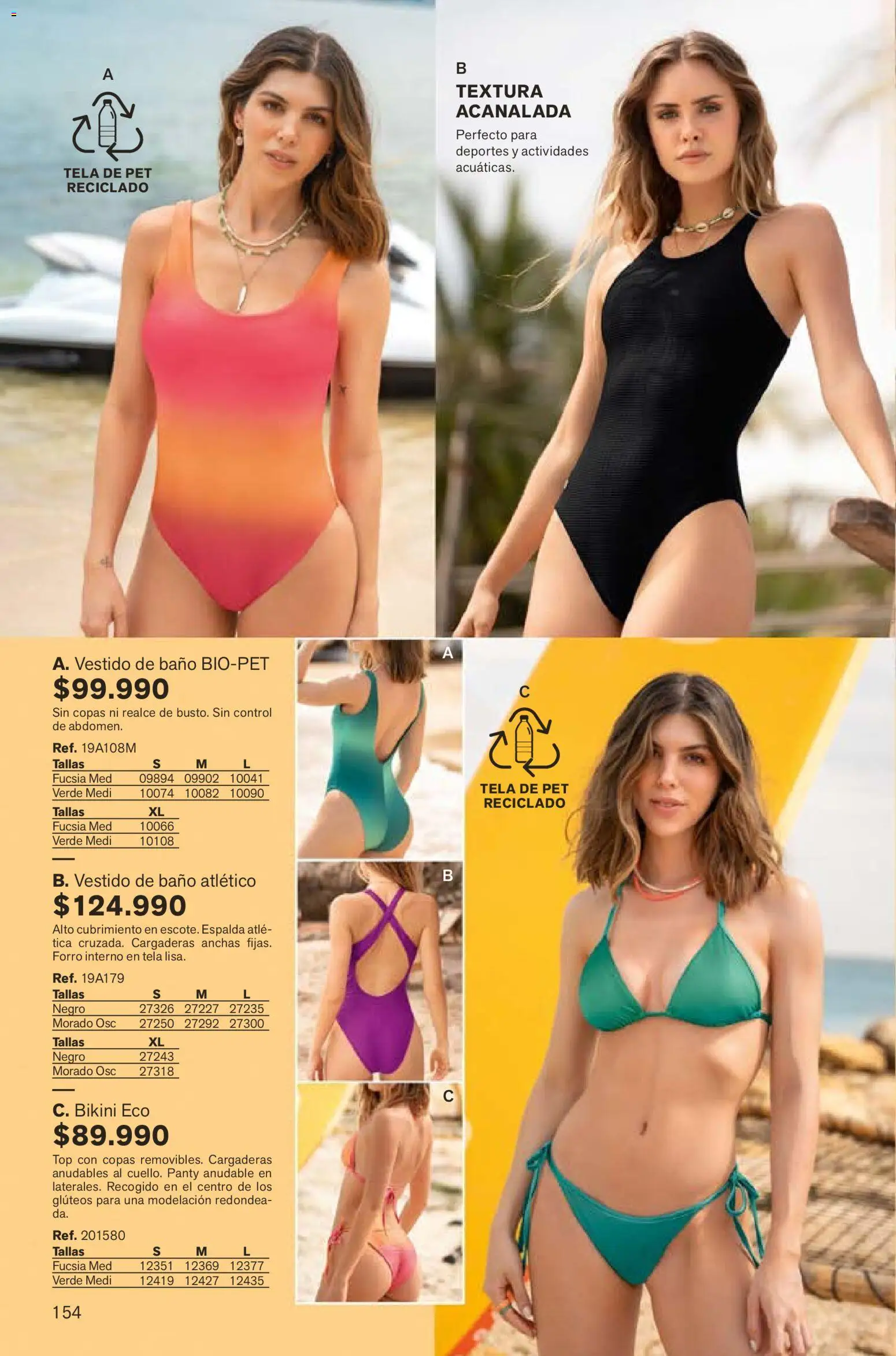 Leonisa revista - valida desde el 07.12.2025 | Página: 154 | Productos: Bikini, Baño, Top, Vestido