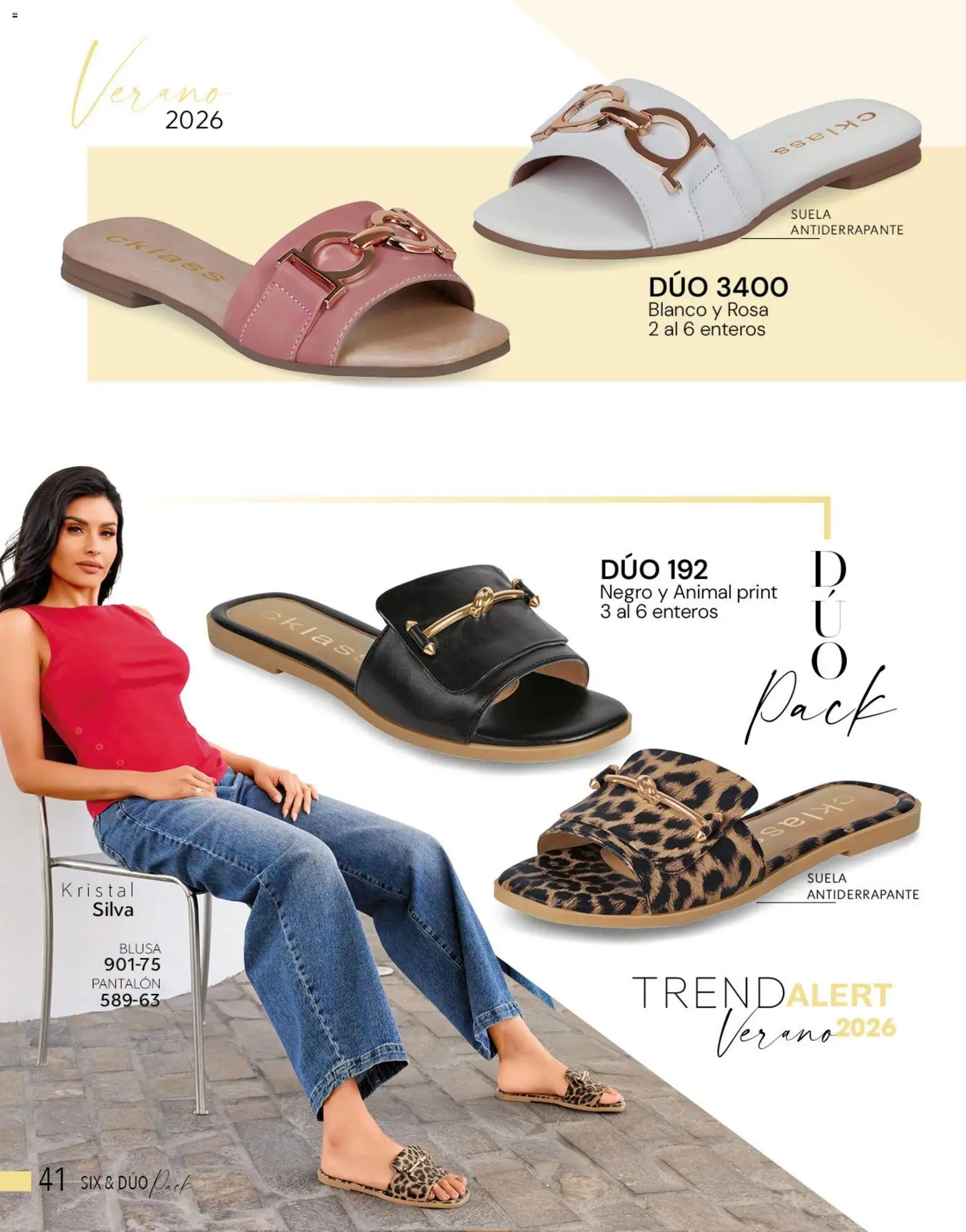 Nuevas ofertas de Cklass válidas en toda la República Mexicana desde el 05.03.2026. ¡Encuentra las mejores ofertas en Cklass catálogo Complemento Verano Calzado! | Página: 40 | Productos: Blusa