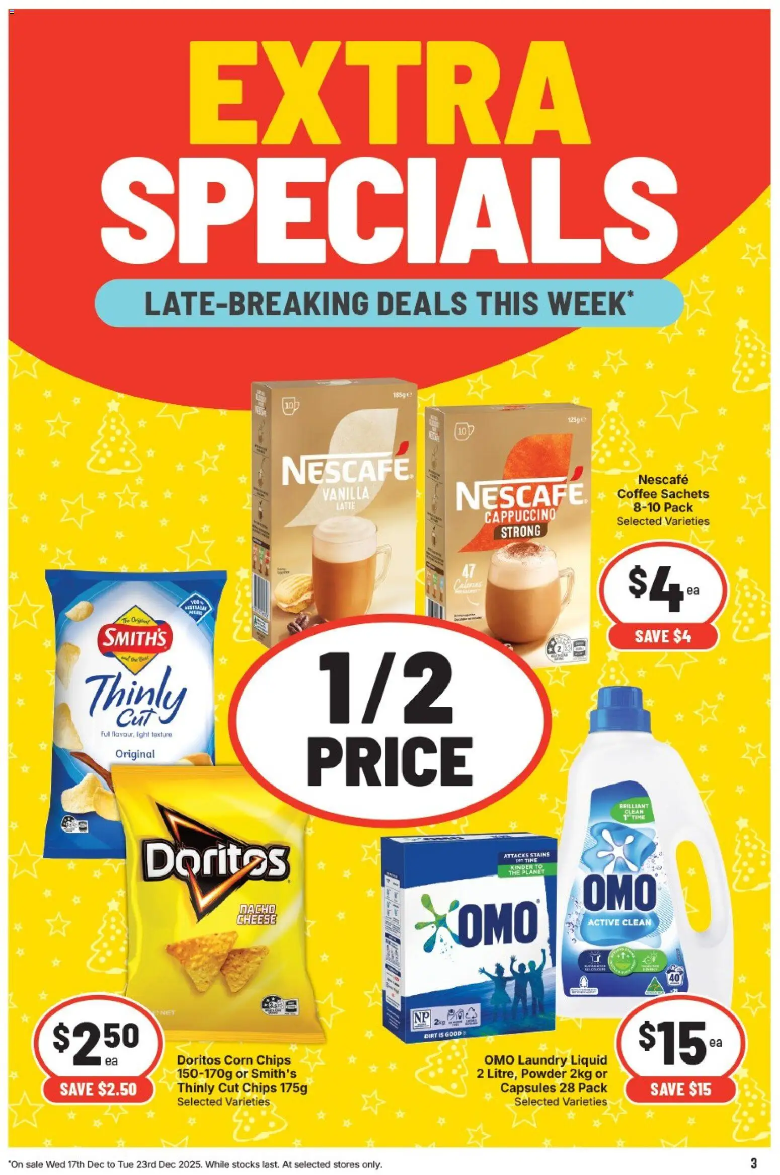 IGA catalogue - valid from 17.12.2025 | Page: 4 | Products: Powder, Cheese, Chips, Nescafe