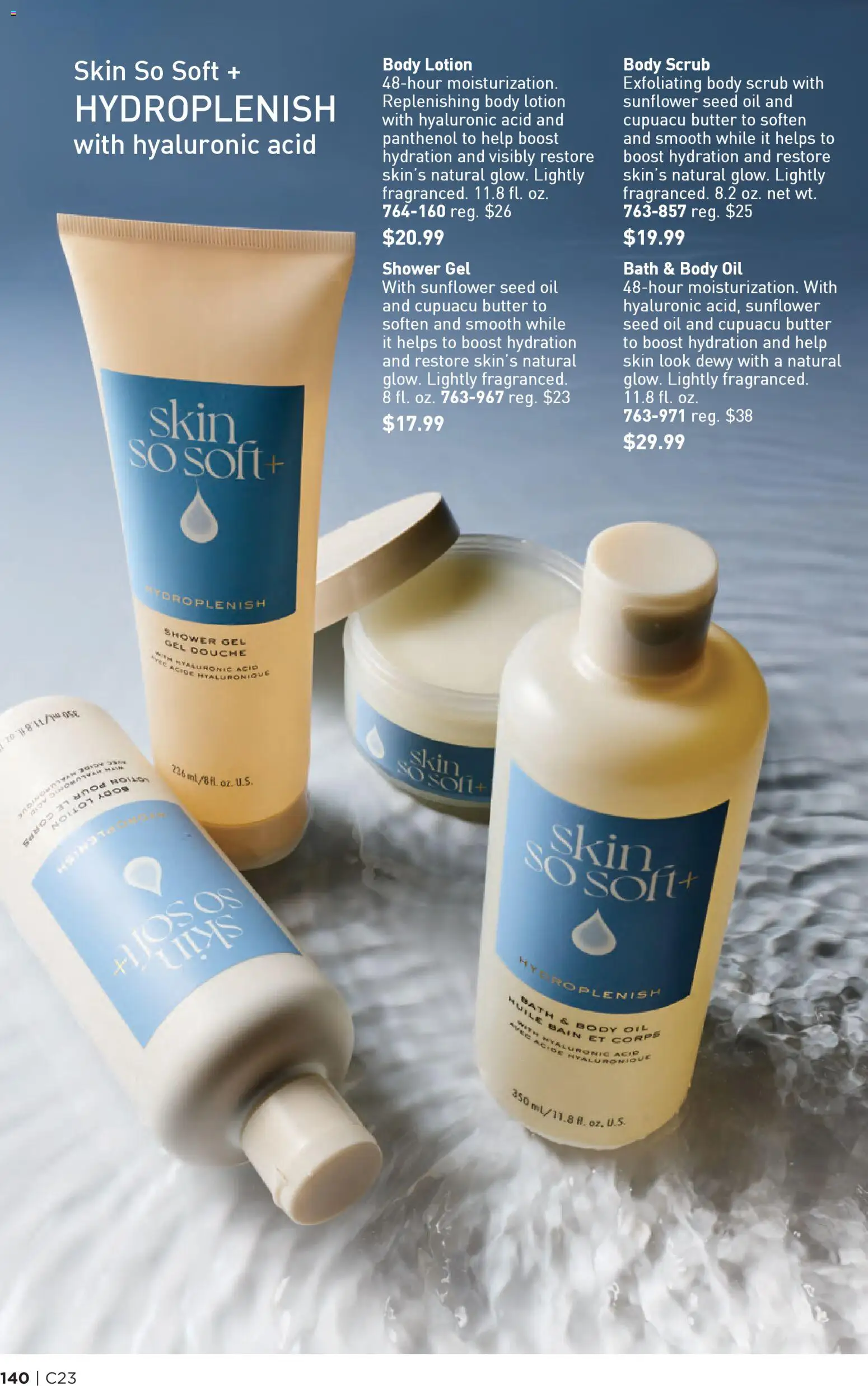 Avon Brochure - valid from 05.11.2025 | Page: 140 | Products: Shower, Butter, Oil, Shower gel