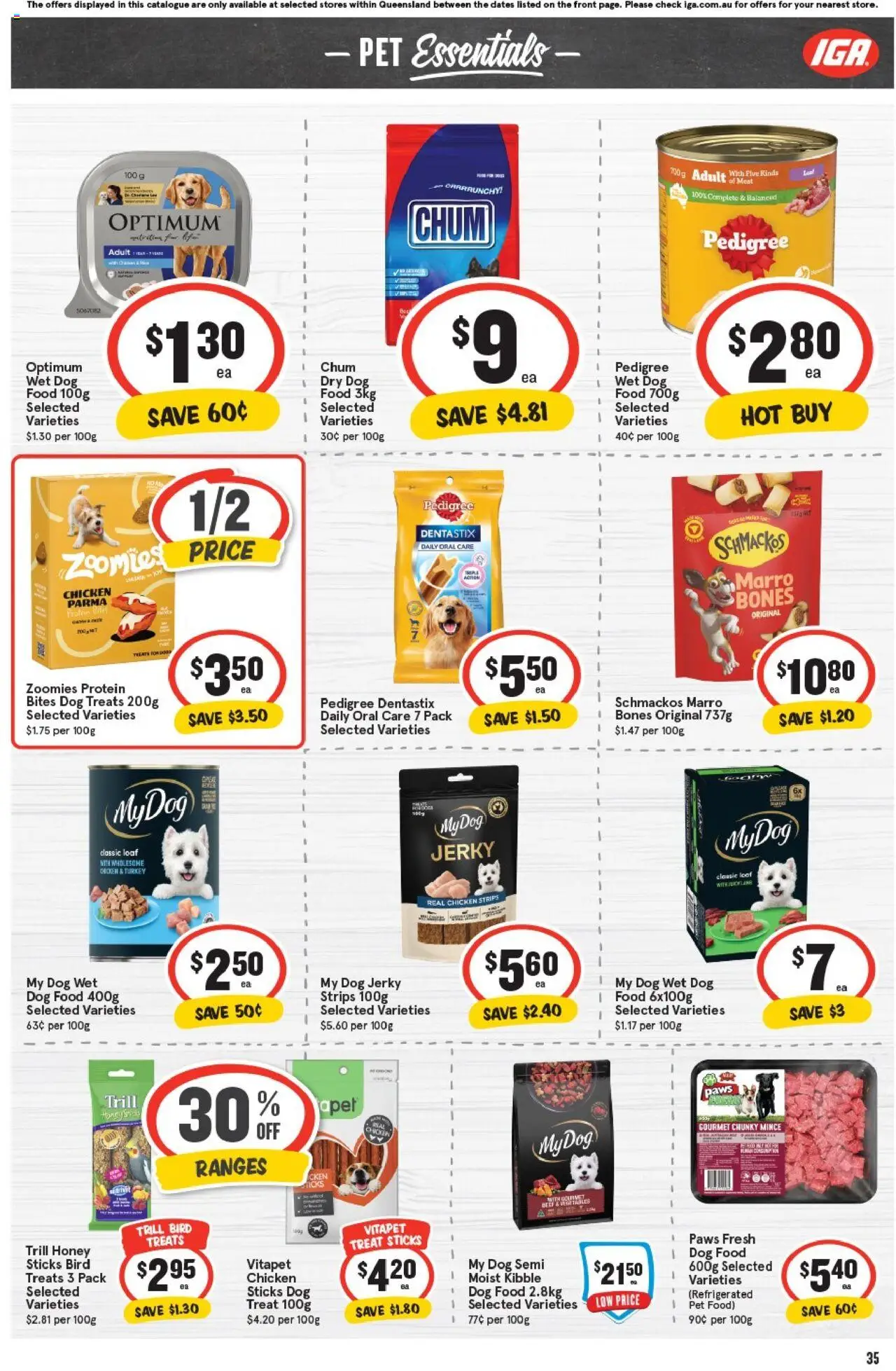 IGA catalogue - valid from 22.10.2025 | Page: 34 | Products: Honey, Beef, Dog food, Vegetables