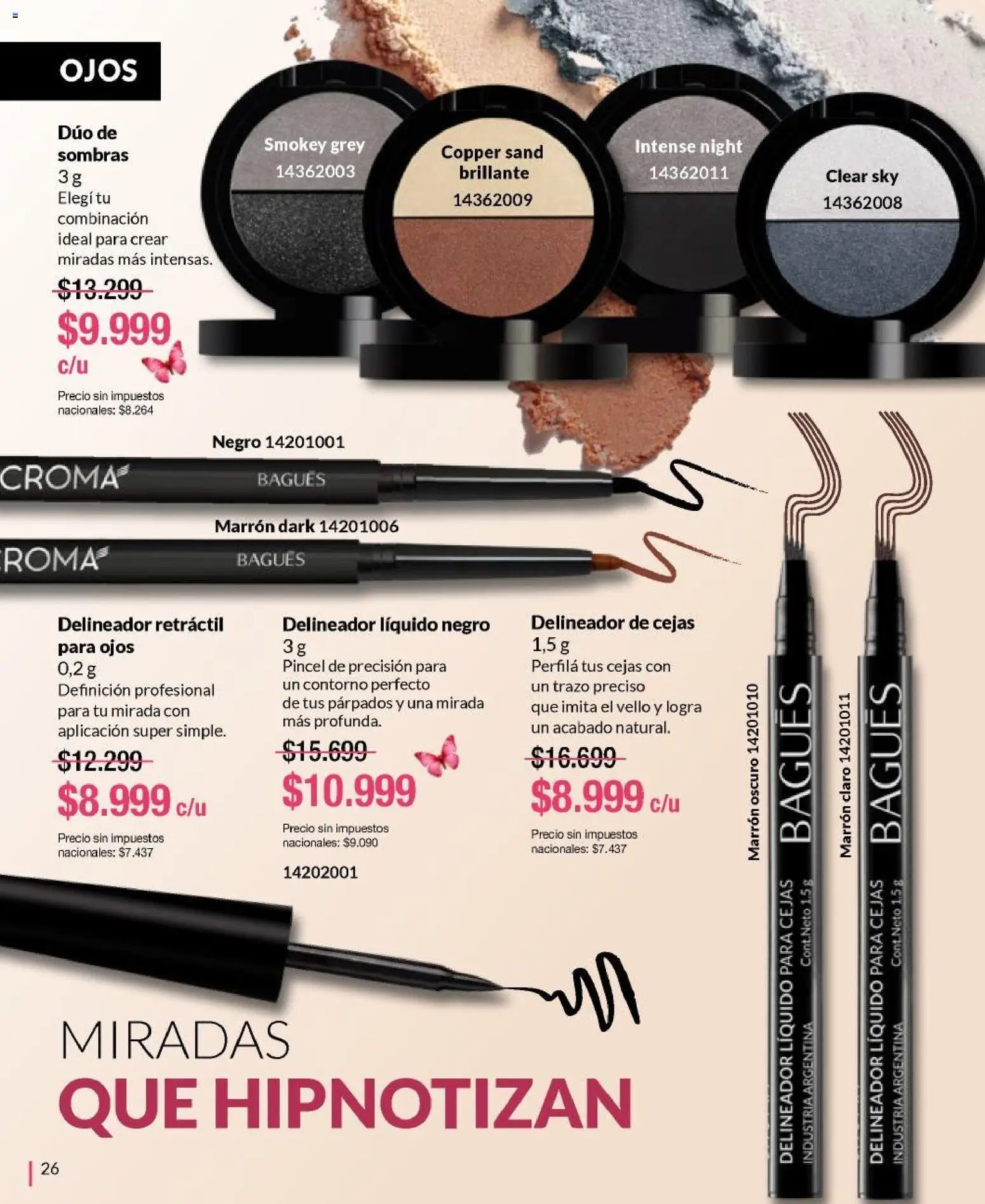 Bagués - Catálogo │ válido desde el 09.02.2026 | Página: 26 | Productos: Pincel, Delineador, Contorno