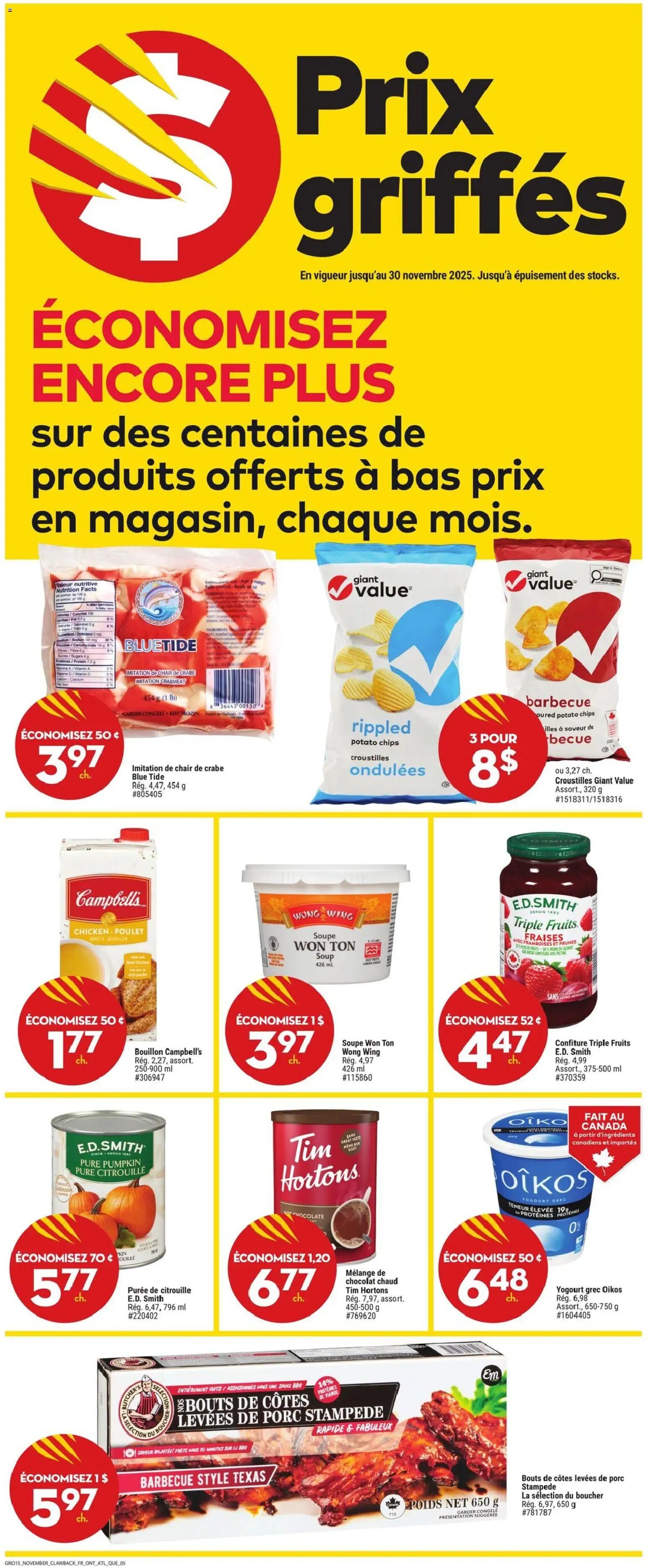 Giant Tiger flyer valid from 12.11.2025 | Page: 7 | Products: Chair, Chocolate, Pumpkin, Chicken