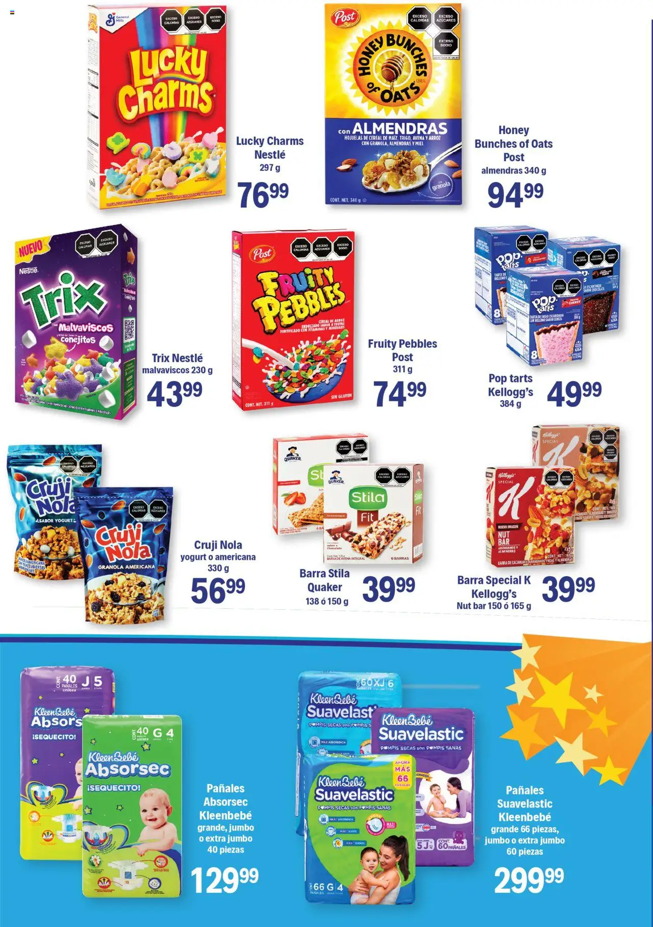 Nuevas ofertas de S-Mart válidas en toda la República Mexicana desde el 23.09.2025. ¡Encuentra las mejores ofertas en S-Mart - Folleto de Feria - Nuevo Laredo! | Página: 5 | Productos: Cacahuate, Hojuelas, Pañales, Barra