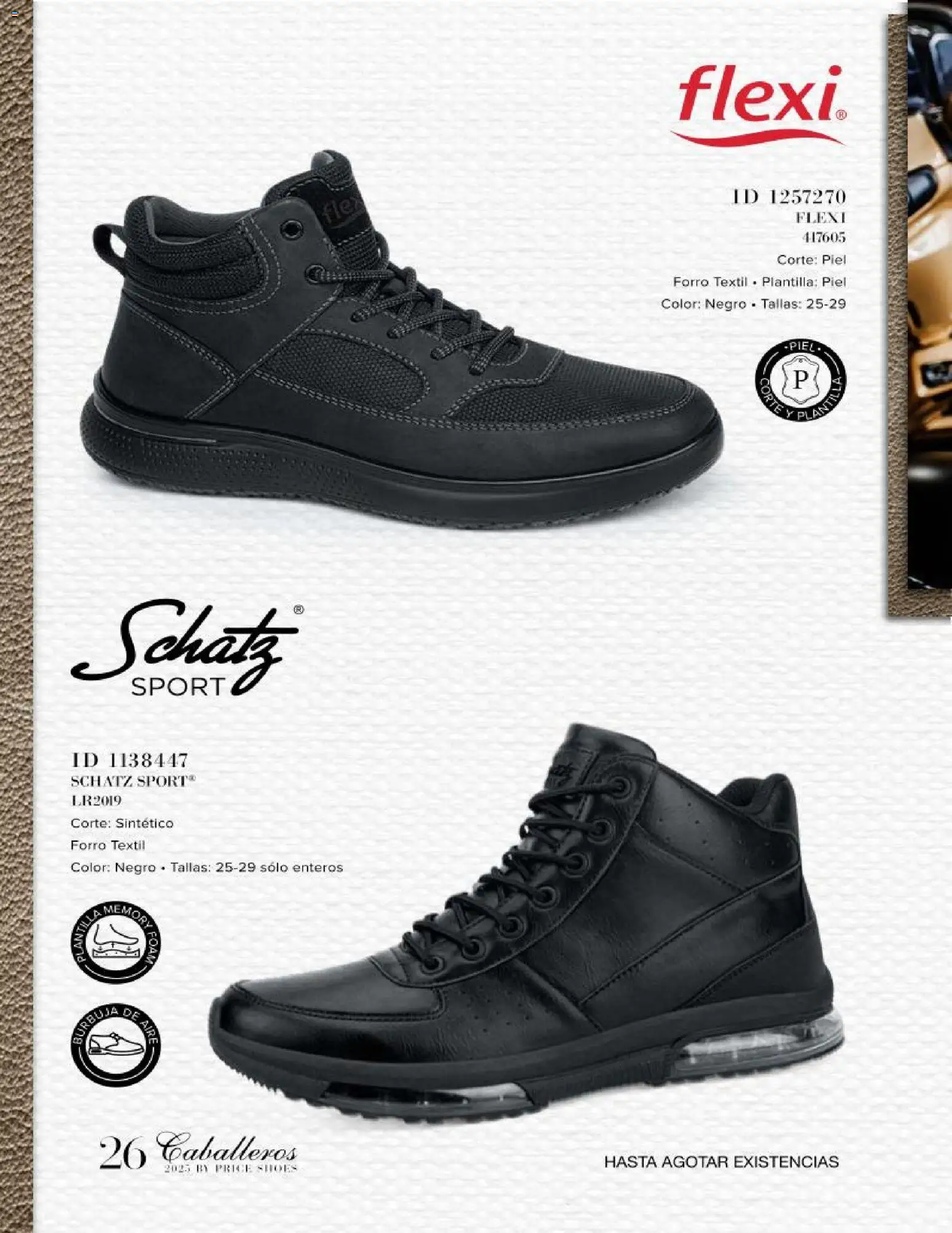 Nuevas ofertas de Price Shoes válidas en toda la República Mexicana desde el 26.11.2025. ¡Encuentra las mejores ofertas en Price Shoes catálogo Caballeros! | Página: 26