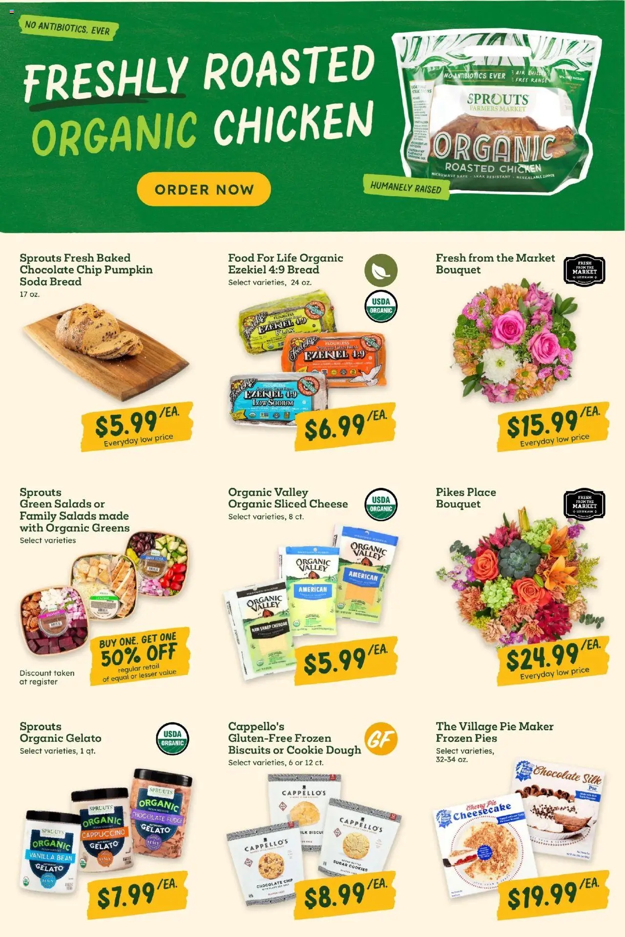 Sprouts Weekly Ad - valid from 01.10.2025 | Page: 8 | Products: Chocolate, Cookies, Greens, Chocolate Chip