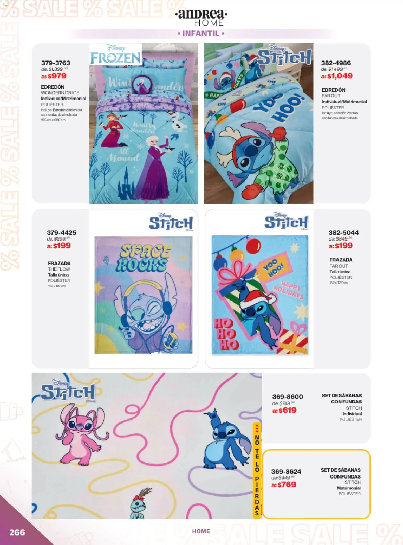 Nuevas ofertas de Andrea válidas en toda la República Mexicana desde el 21.12.2025. ¡Encuentra las mejores ofertas en Andrea catálogo Outlet! | Página: 266 | Productos: Sabanas