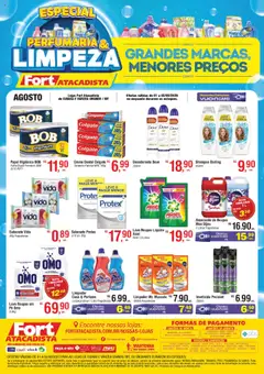 Fort Atacadista - Ofertas Perfumaria e Limpeza - Pré-Visualização do folheto da loja Fort Atacadista, válido de 01.08.2025