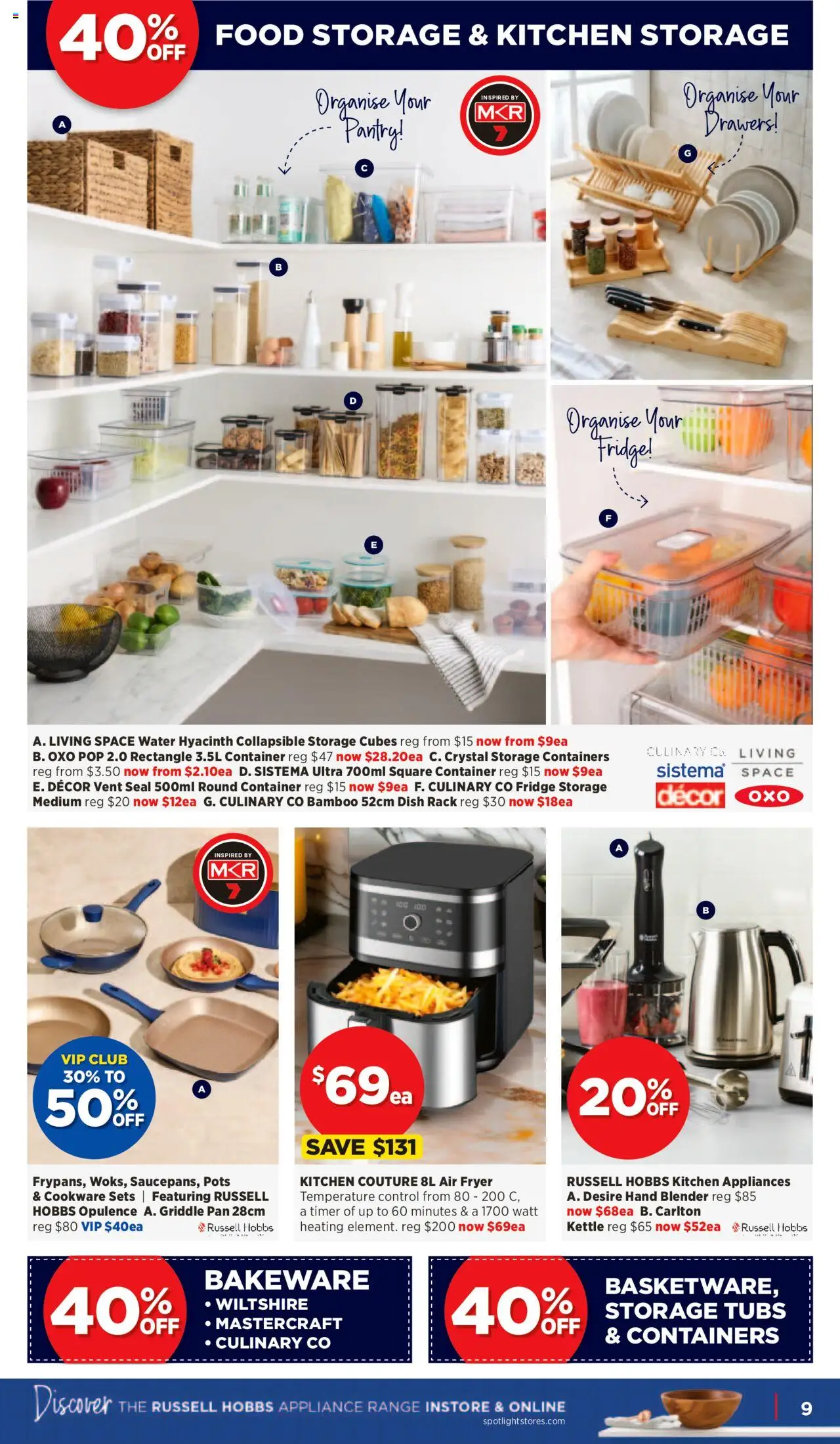 Spotlight catalogue - valid from 24.09.2025 | Page: 9 | Products: Decor, Cookware, Food storage, Kettle