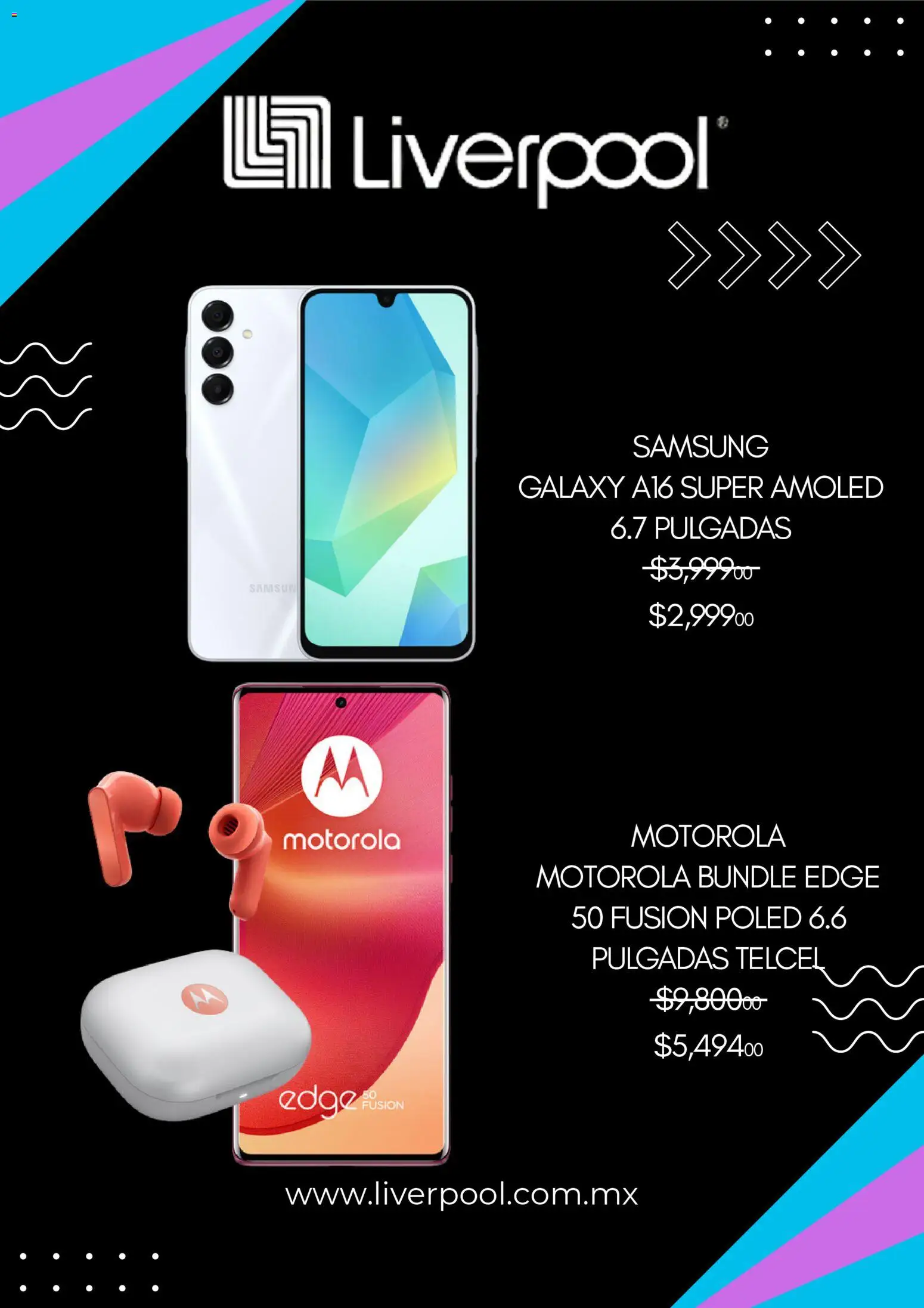 Nuevas ofertas de Liverpool válidas en toda la República Mexicana desde el 01.12.2025. ¡Encuentra las mejores ofertas en Liverpool Cyber Monday! | Página: 3