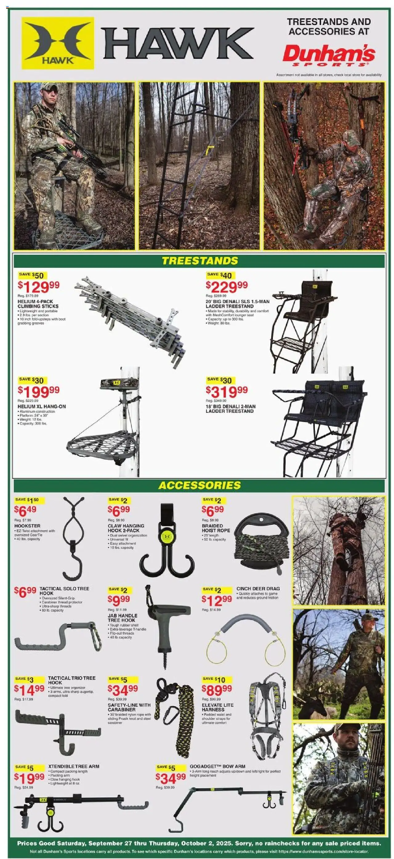 Dunham's Sports Weekly Ad - valid from 27.09.2025 | Page: 3 | Products: Hook, Swivel, Game, Weight