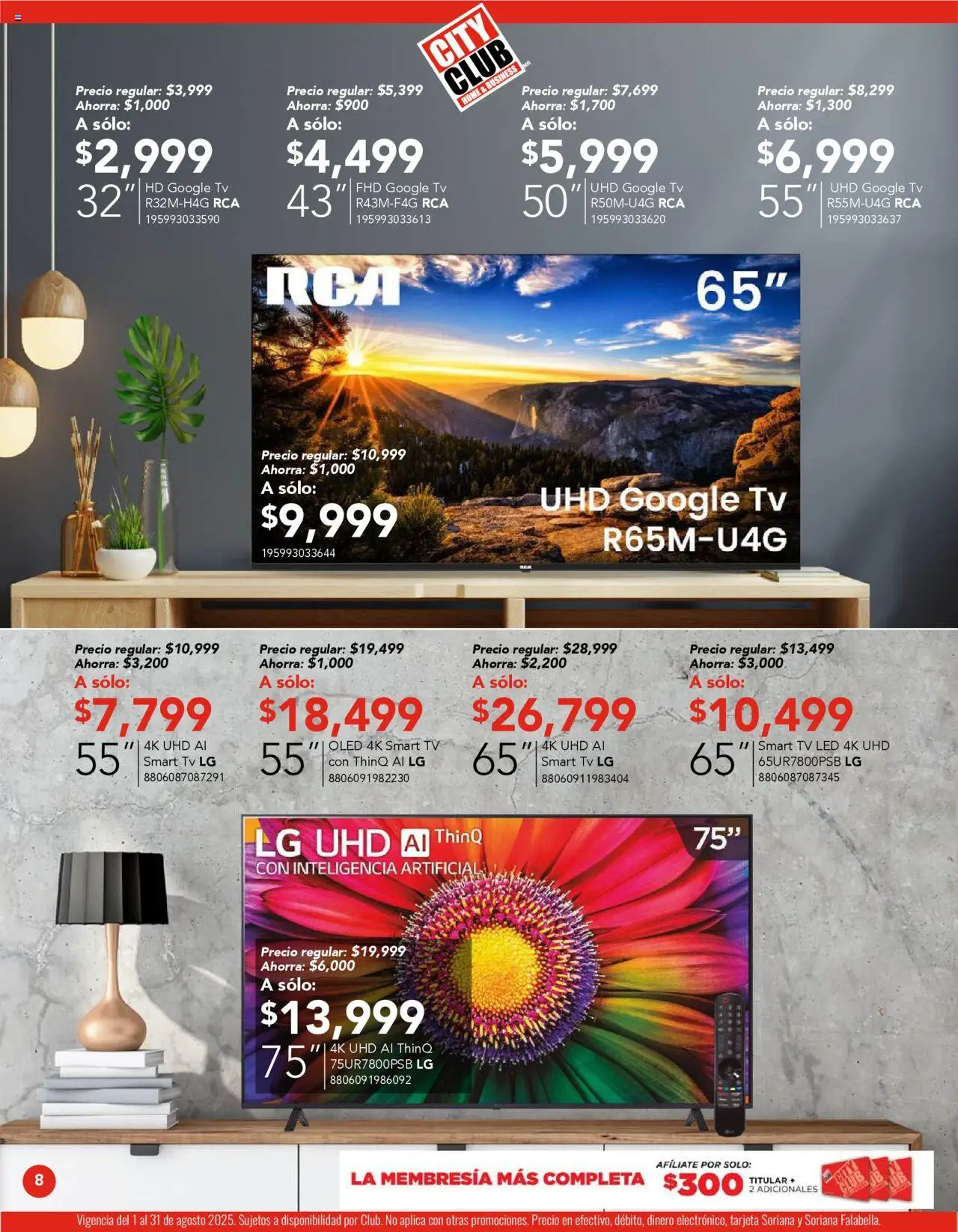 Nuevas ofertas de City Club válidas en toda la República Mexicana desde el 01.08.2025. ¡Encuentra las mejores ofertas en City Club - Catálogo! | Página: 8