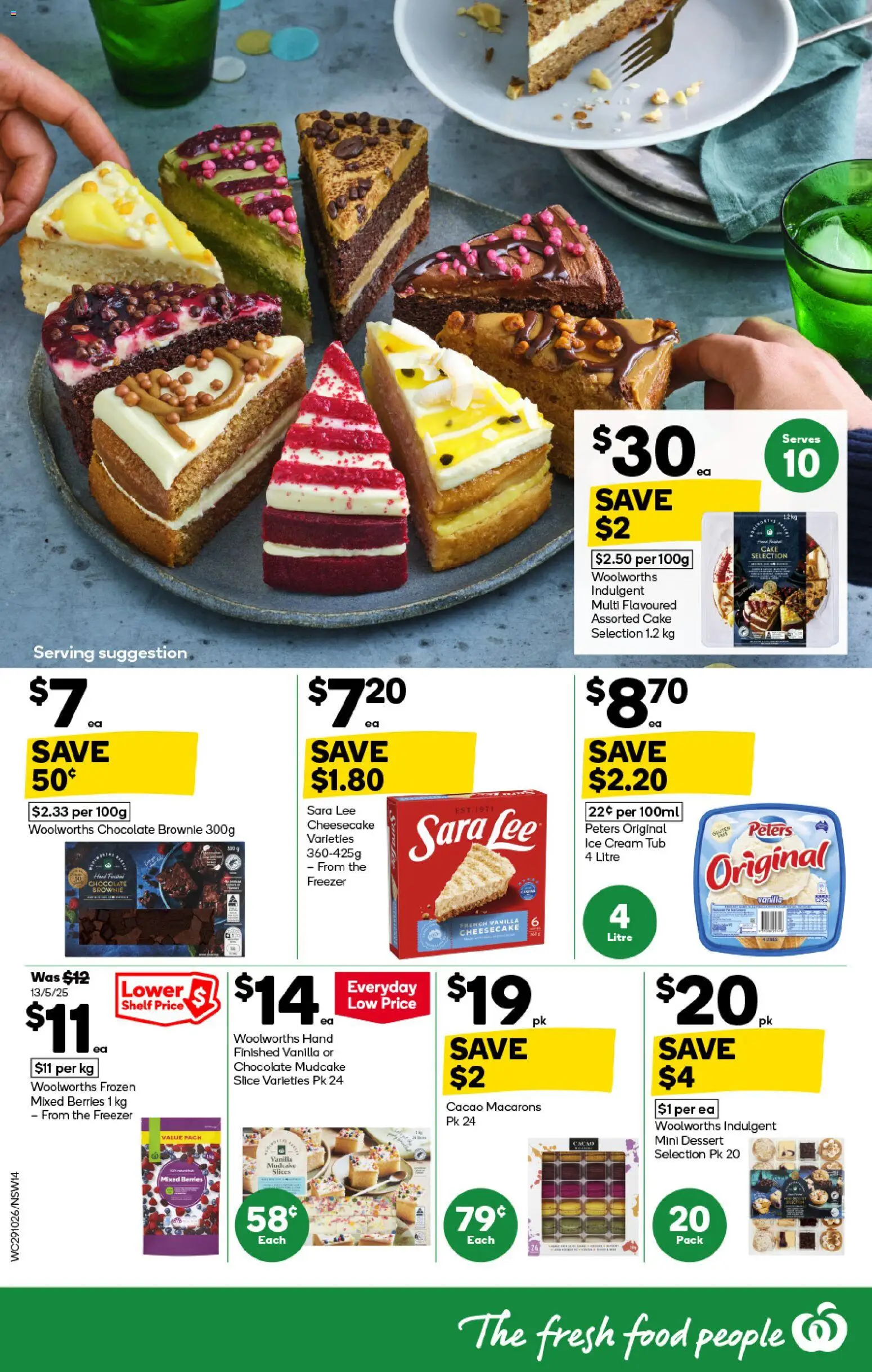 Woolworths catalogue - valid from 29.10.2025 | Page: 14 | Products: Shelf, Chocolate, Cream, Freezer