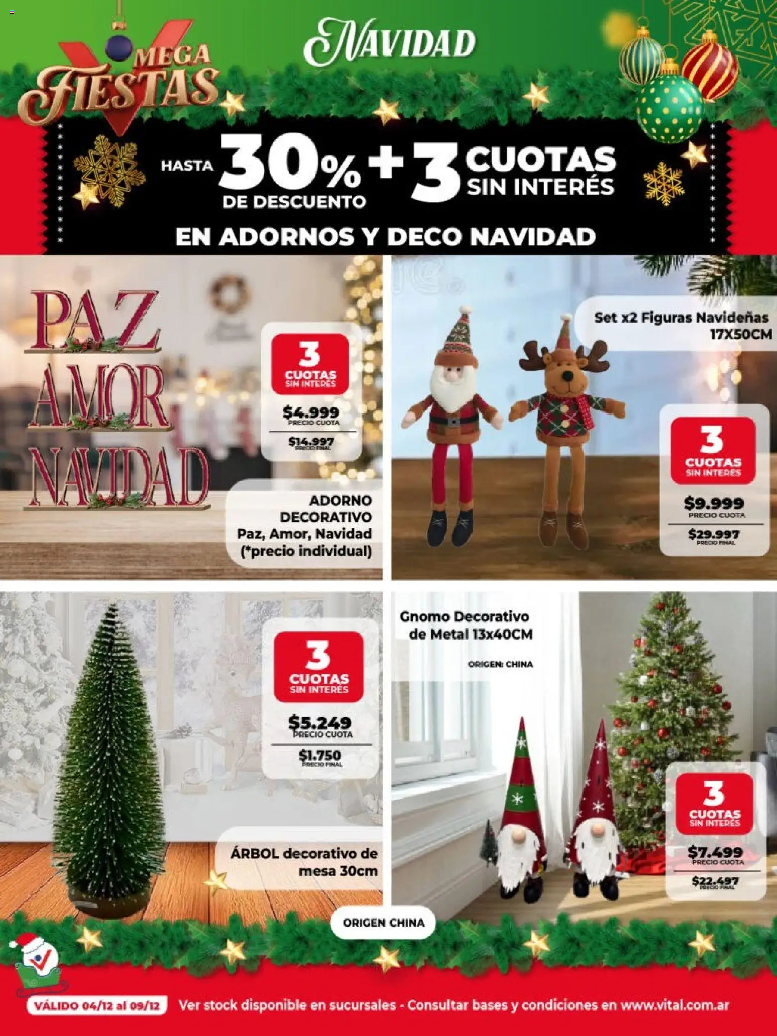 Vital - Especial Navidad │ válido desde el 04.12.2025 | Página: 9 | Productos: Mesa, Individual