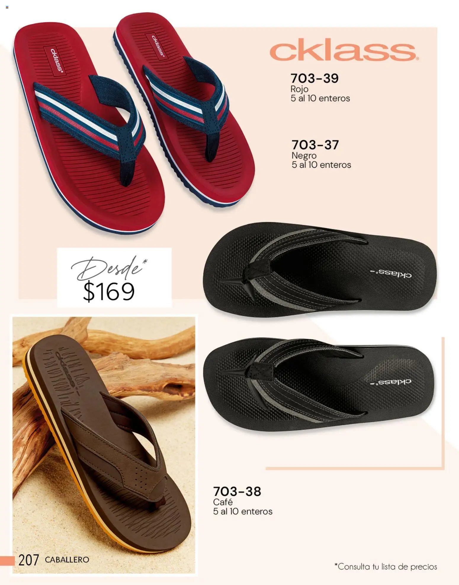 Nuevas ofertas de Cklass válidas en toda la República Mexicana desde el 05.03.2026. ¡Encuentra las mejores ofertas en Cklass catálogo Complemento Verano Calzado! | Página: 220 | Productos: Café