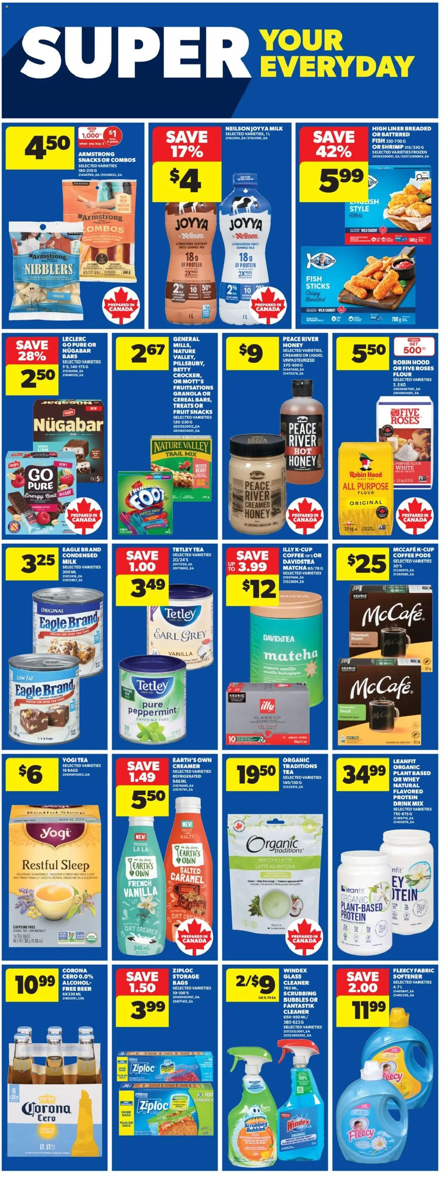 Real Canadian Superstore flyer valid from 01.01.2026 | Page: 19 | Products: Fish, Cookies, Milk, Beer