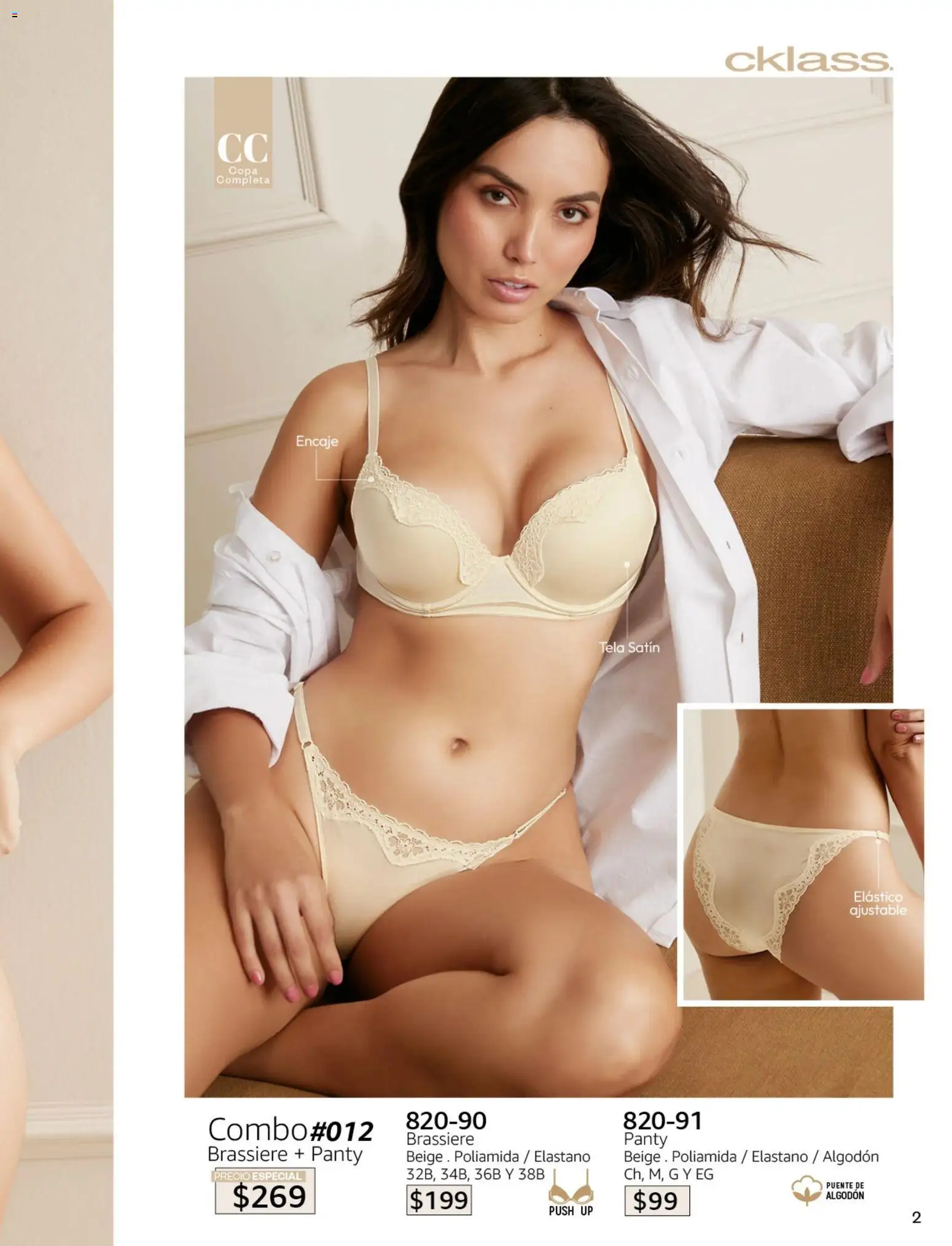 Nuevas ofertas de Cklass válidas en toda la República Mexicana desde el 02.01.2026. ¡Encuentra las mejores ofertas en Cklass catálogo Primavera! | Página: 363 | Productos: Algodón